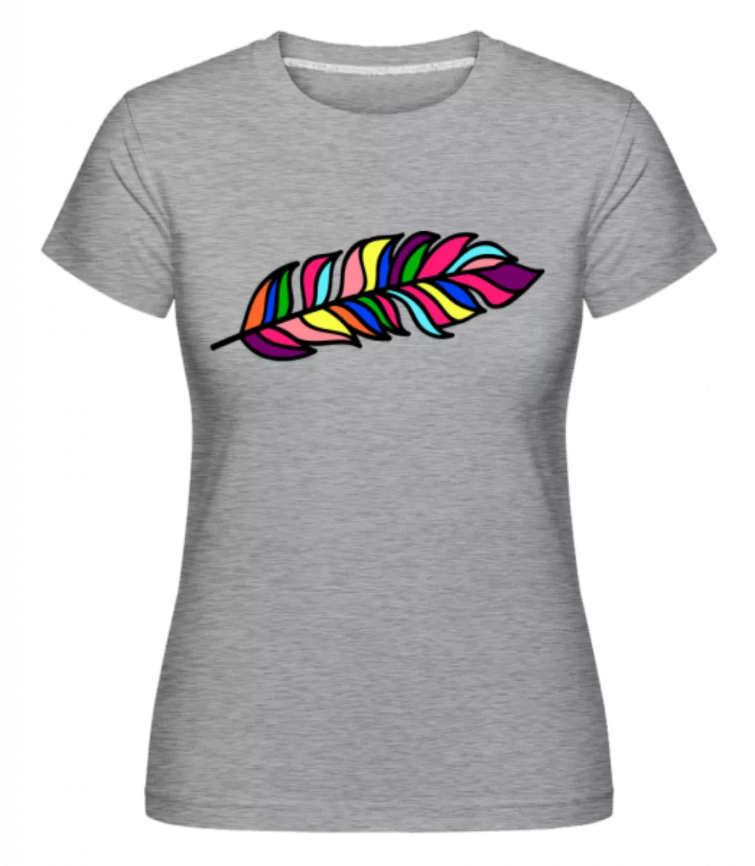Feather Sign Rainbow · Shirtinator Frauen T-Shirt günstig online kaufen