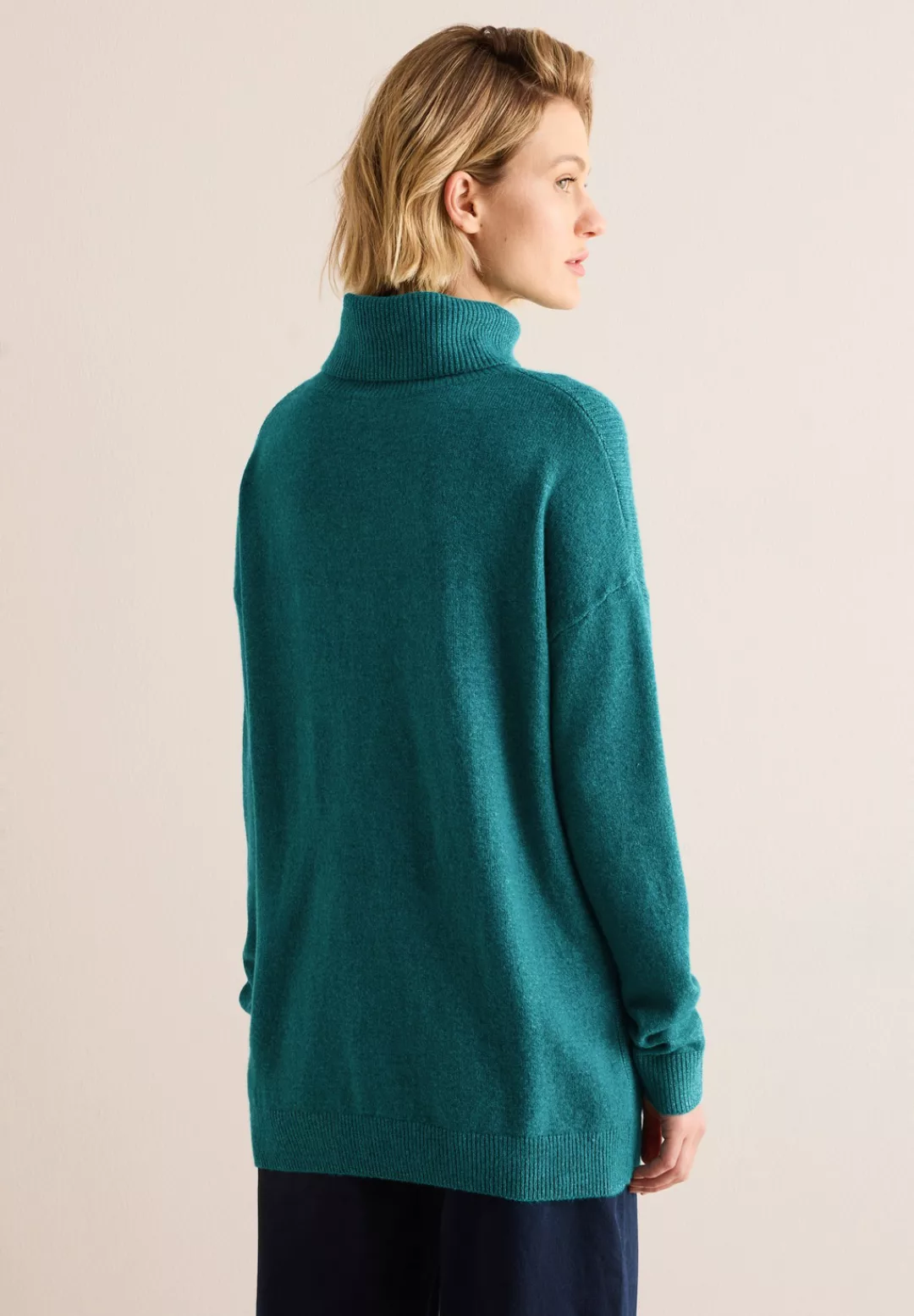 Cecil Rollkragenpullover, aus softem Materialmix günstig online kaufen