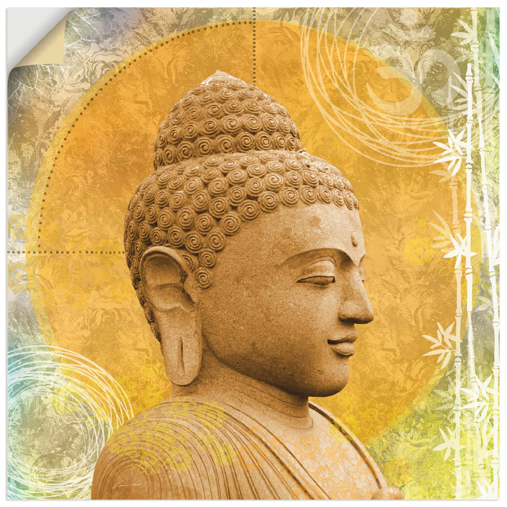 Artland Wandbild »Buddha II«, Spa, (1 St.), als Alubild, Outdoorbild, Leinw günstig online kaufen