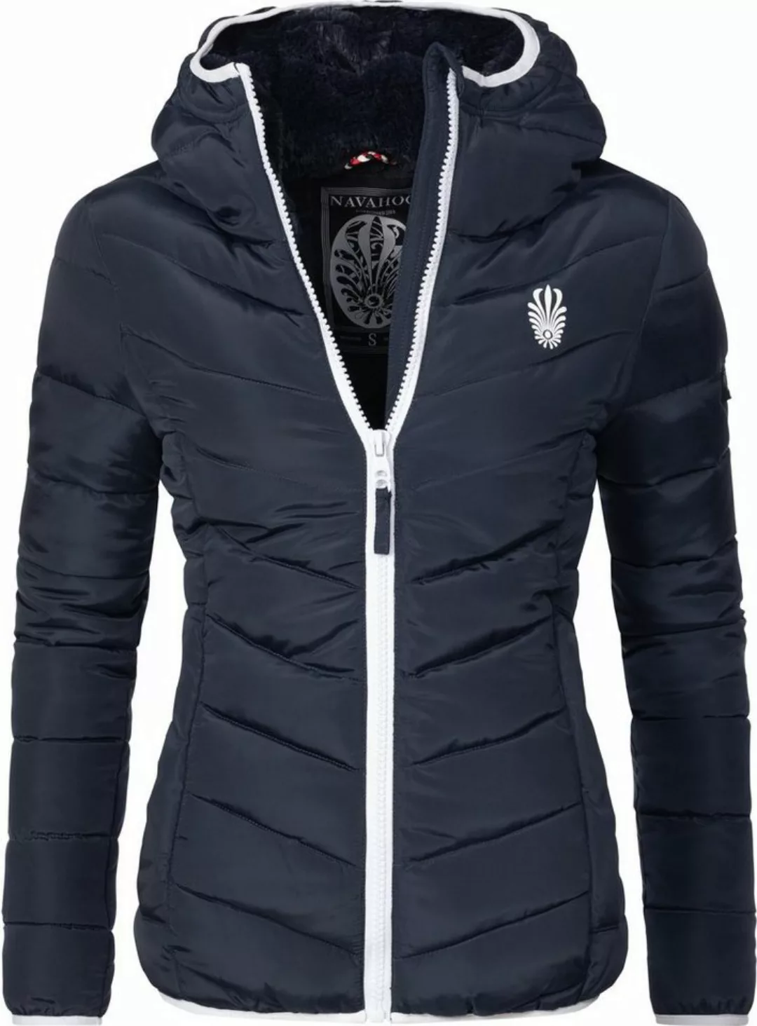 Navahoo Steppjacke Elva stylische Damen Winterjacke mit Kapuze günstig online kaufen