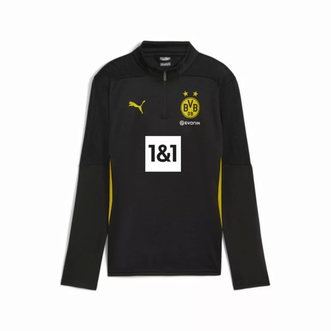 PUMA T-Shirt Borussia Dortmund Trainingstop mit viertellangem Reißverschlus günstig online kaufen