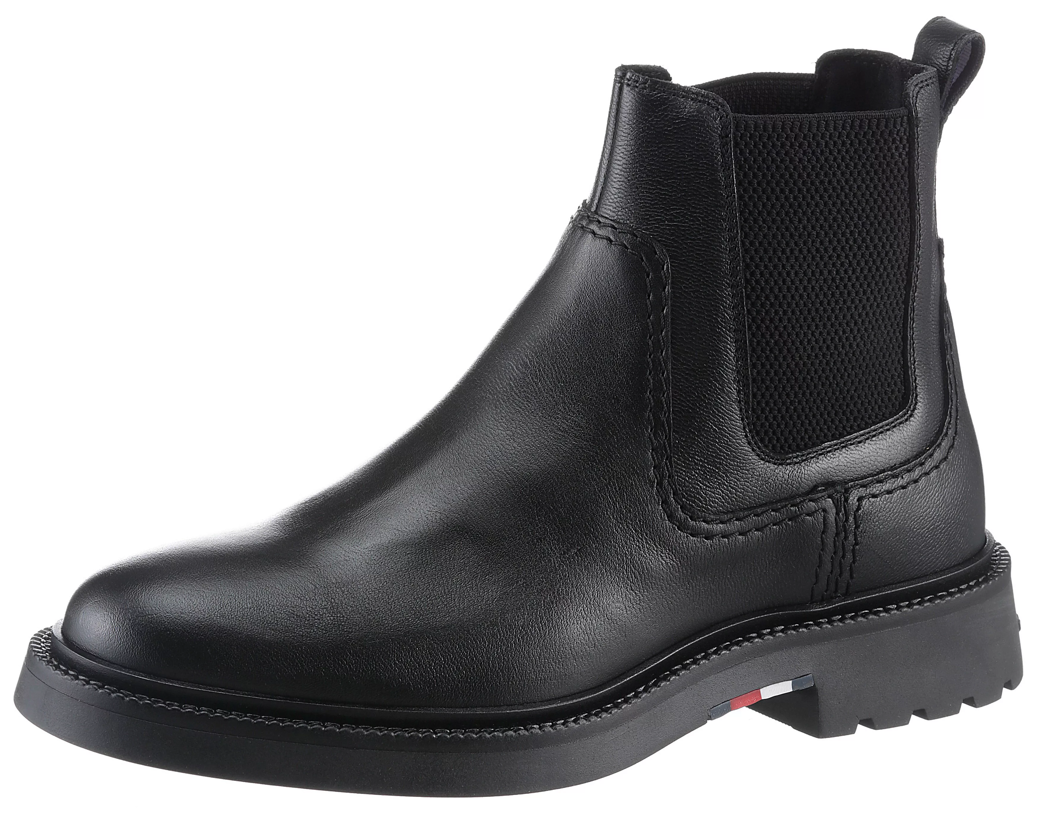 Tommy Hilfiger Chelseaboots "HILFIGER COMFORT LWT LTH CHELSEA", Blockabsatz günstig online kaufen