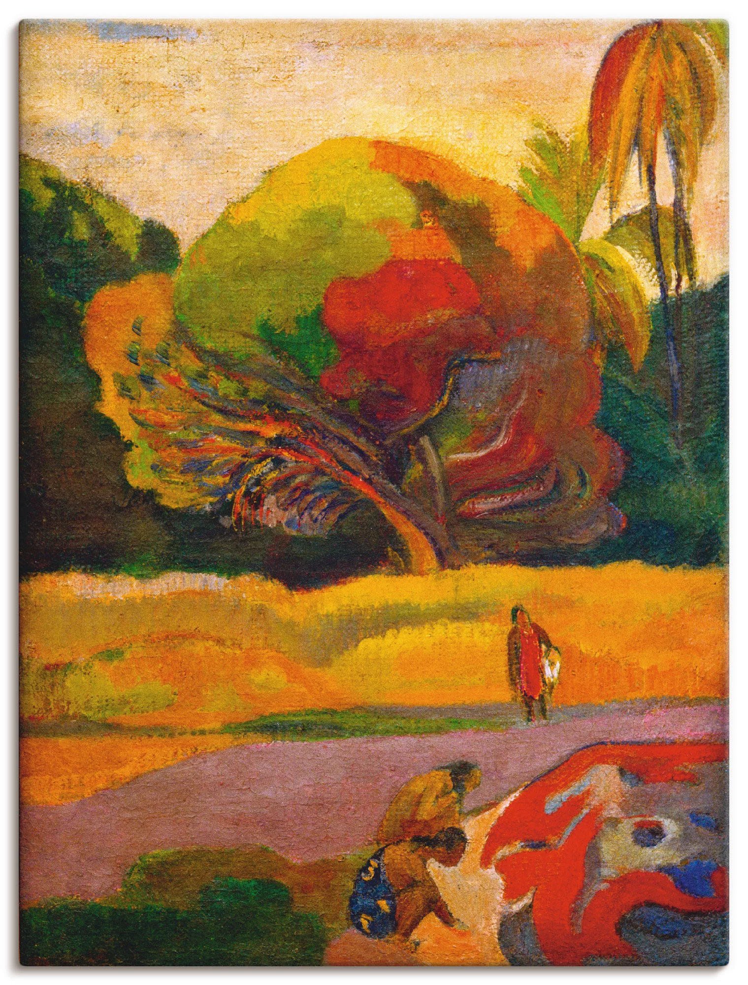 Artland Wandbild »Paul Gauguin Frauen am Fluß«, Wiesen & Bäume, (1 St.), al günstig online kaufen