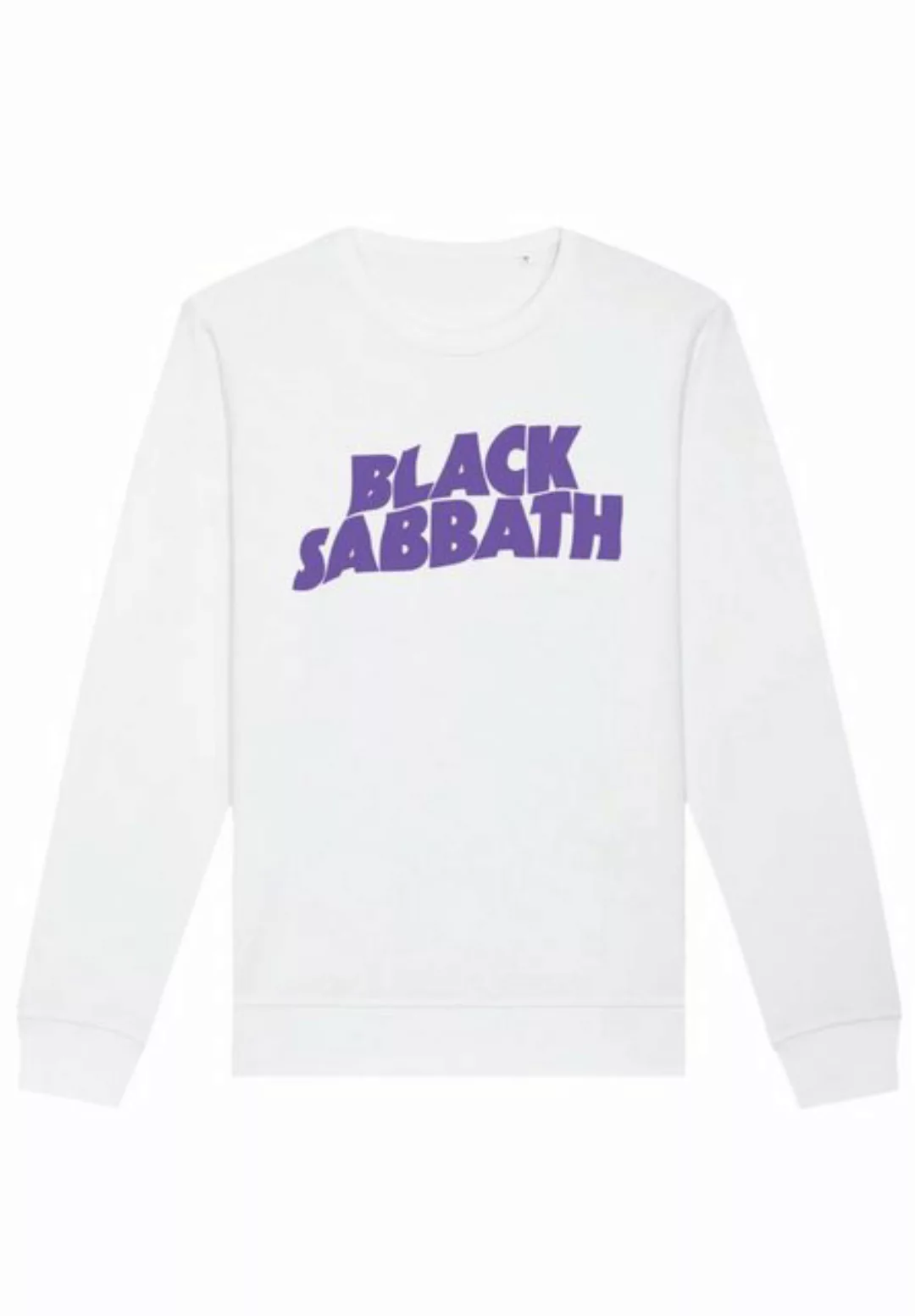 F4NT4STIC Sweatshirt Black Sabbath Wavy Logo Black Print günstig online kaufen