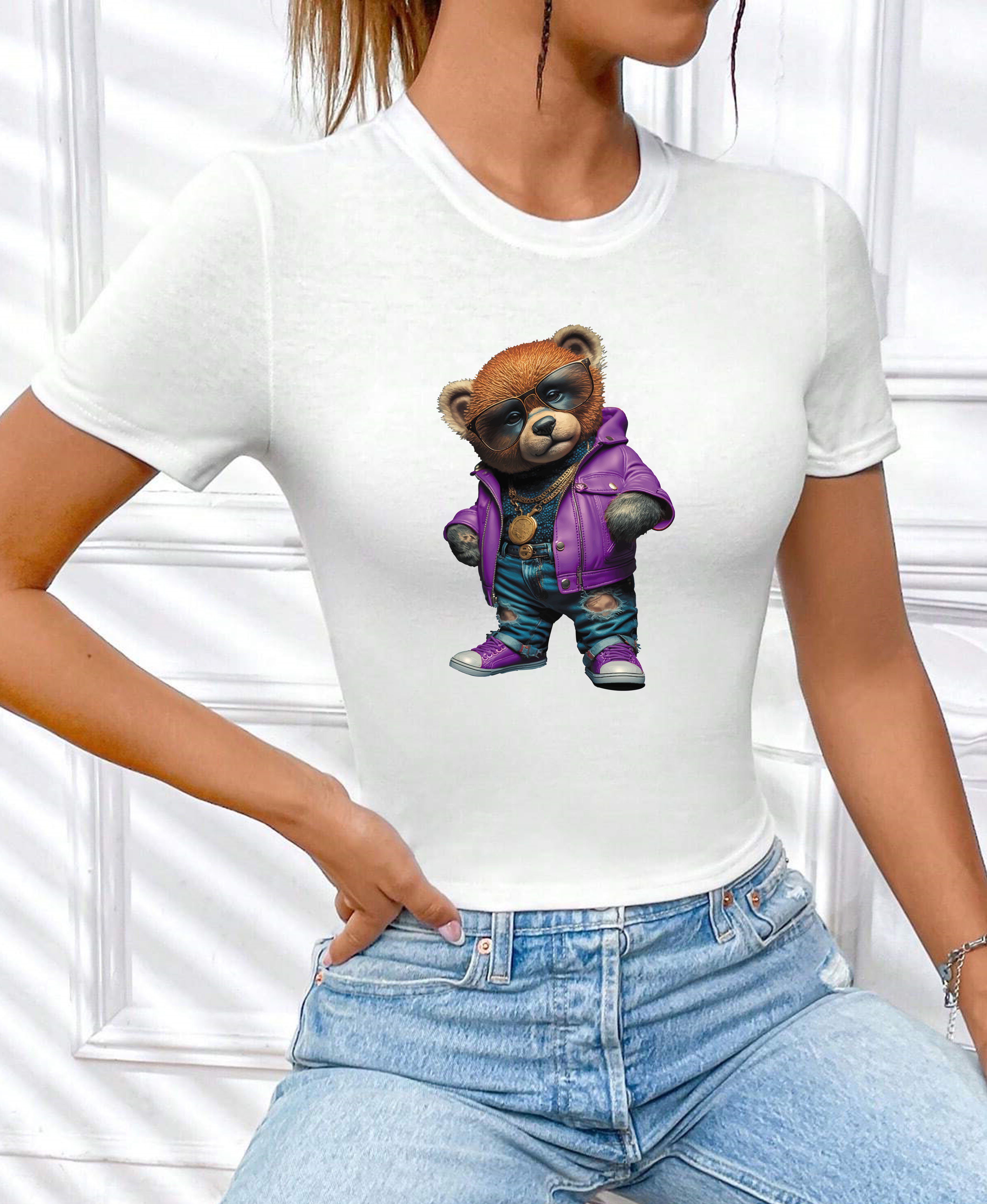 RMK Print-Shirt Damen Shirt kurzarm Rundhalsshirt günstig online kaufen