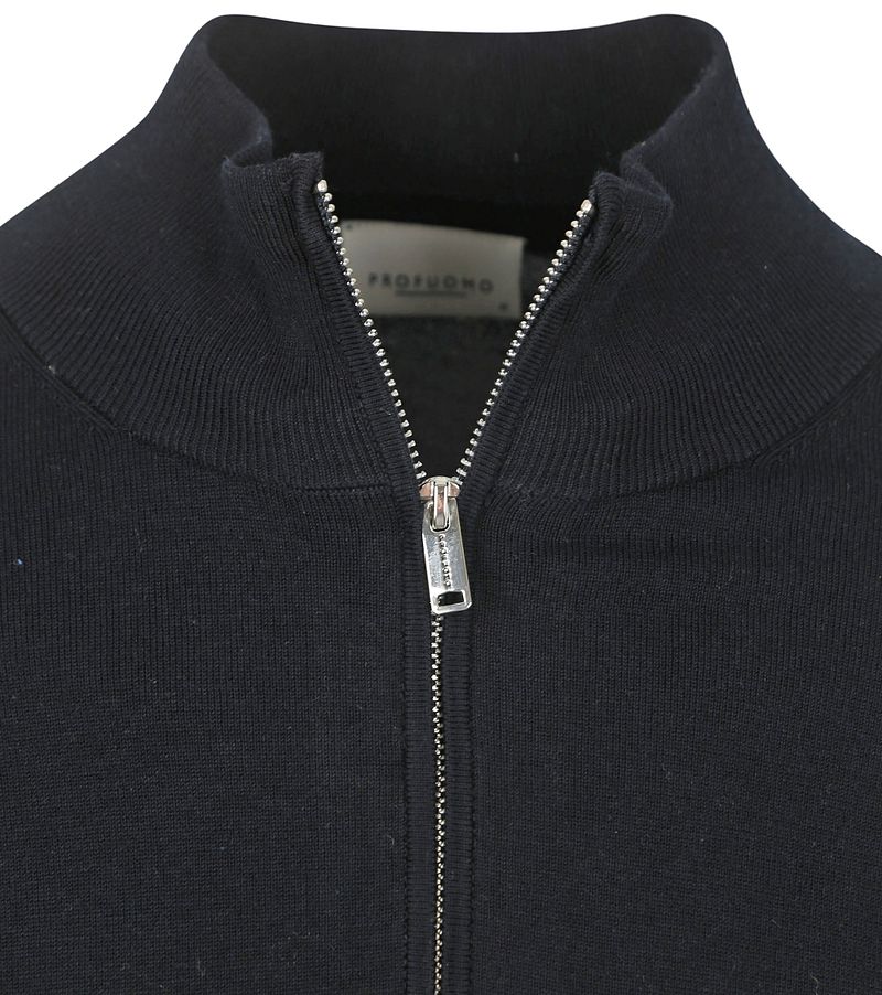 Profuomo Half Zip Pullover Luxury Navy  - Größe XL günstig online kaufen