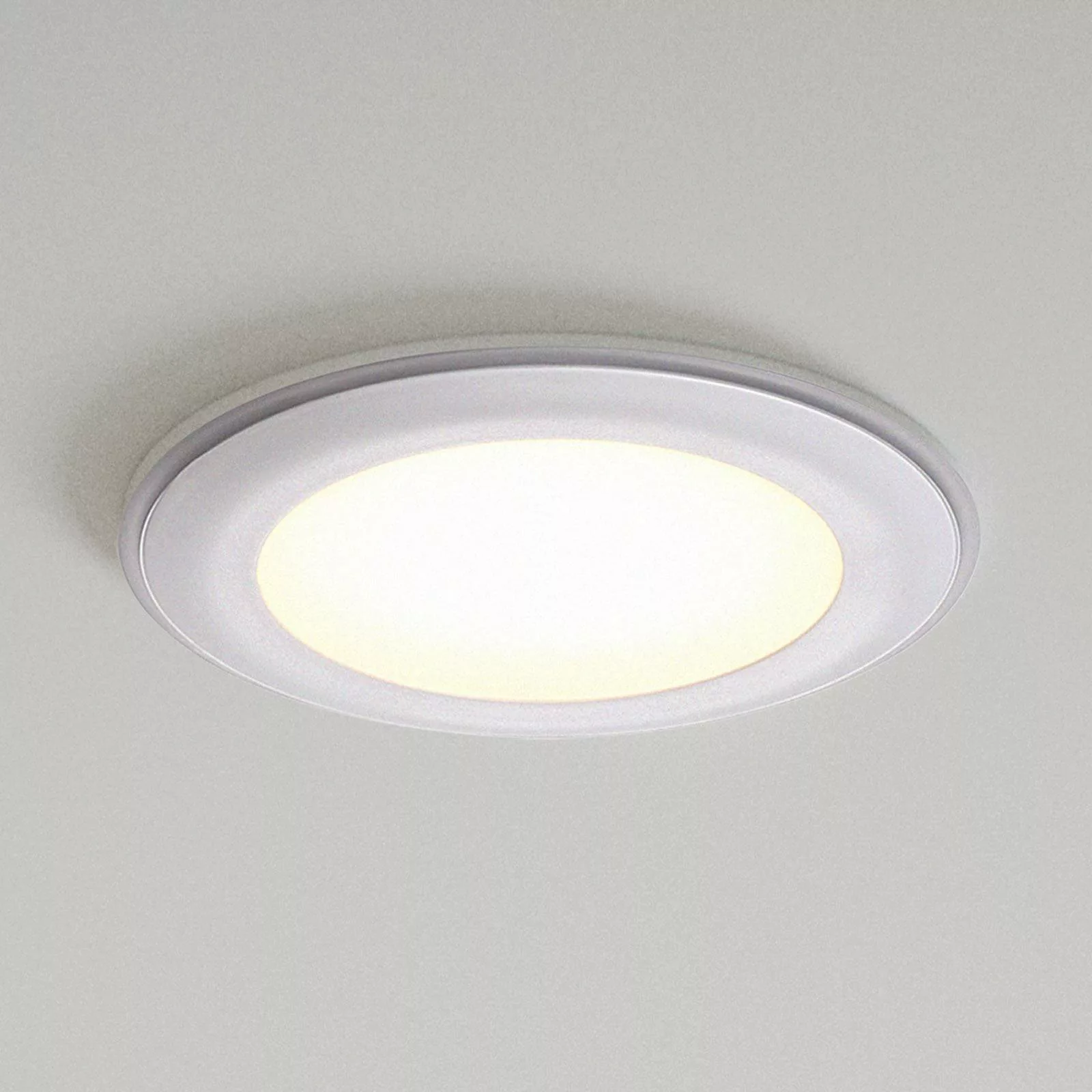 LED Deckeneinbauleuchte Elkton in Weiß 350lm 82 mm günstig online kaufen