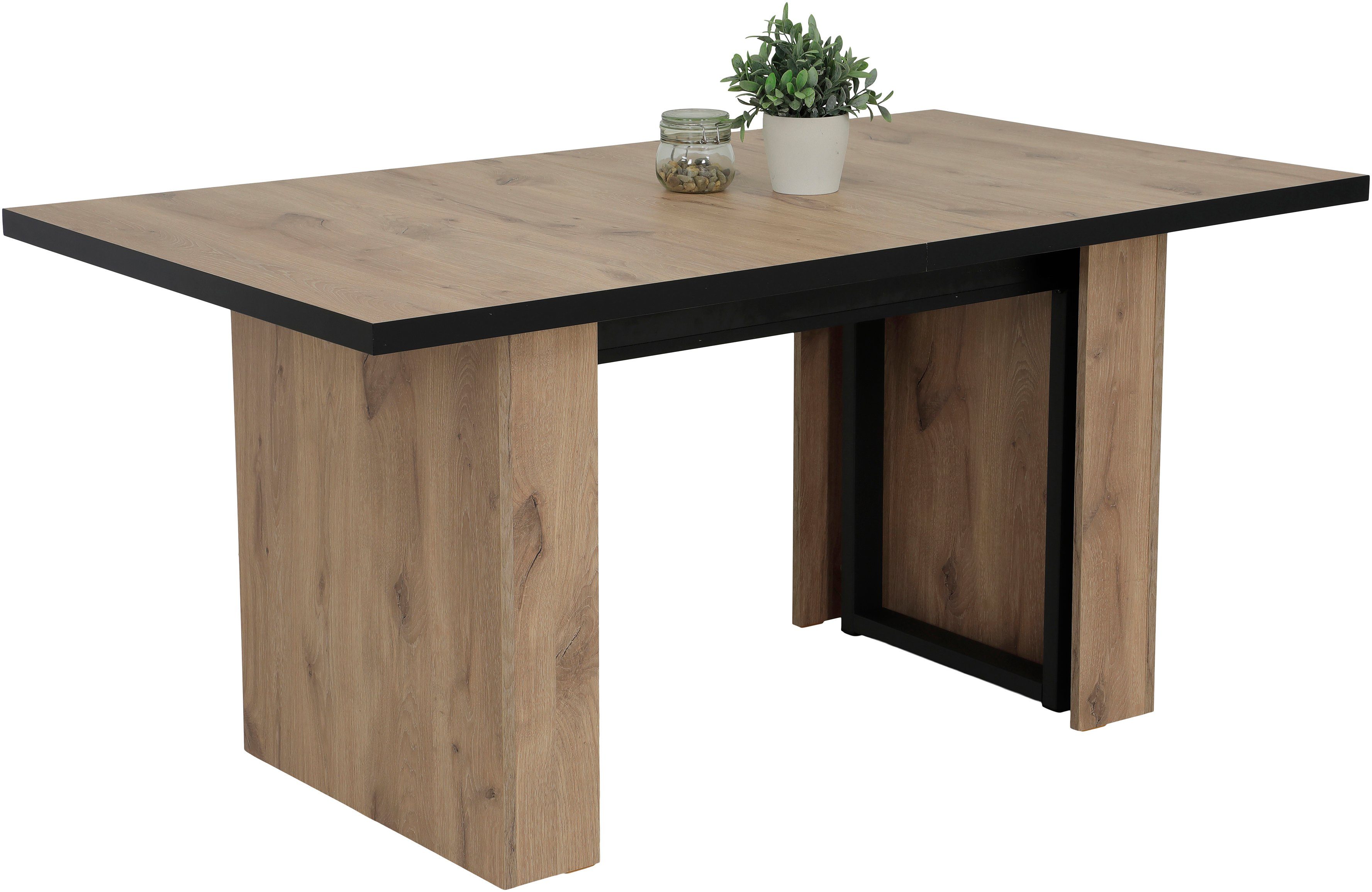 HELA Kulissen-Esstisch "ANNI", Esstisch, 4-Stufiger Auszug, bis zu 320cm Br günstig online kaufen