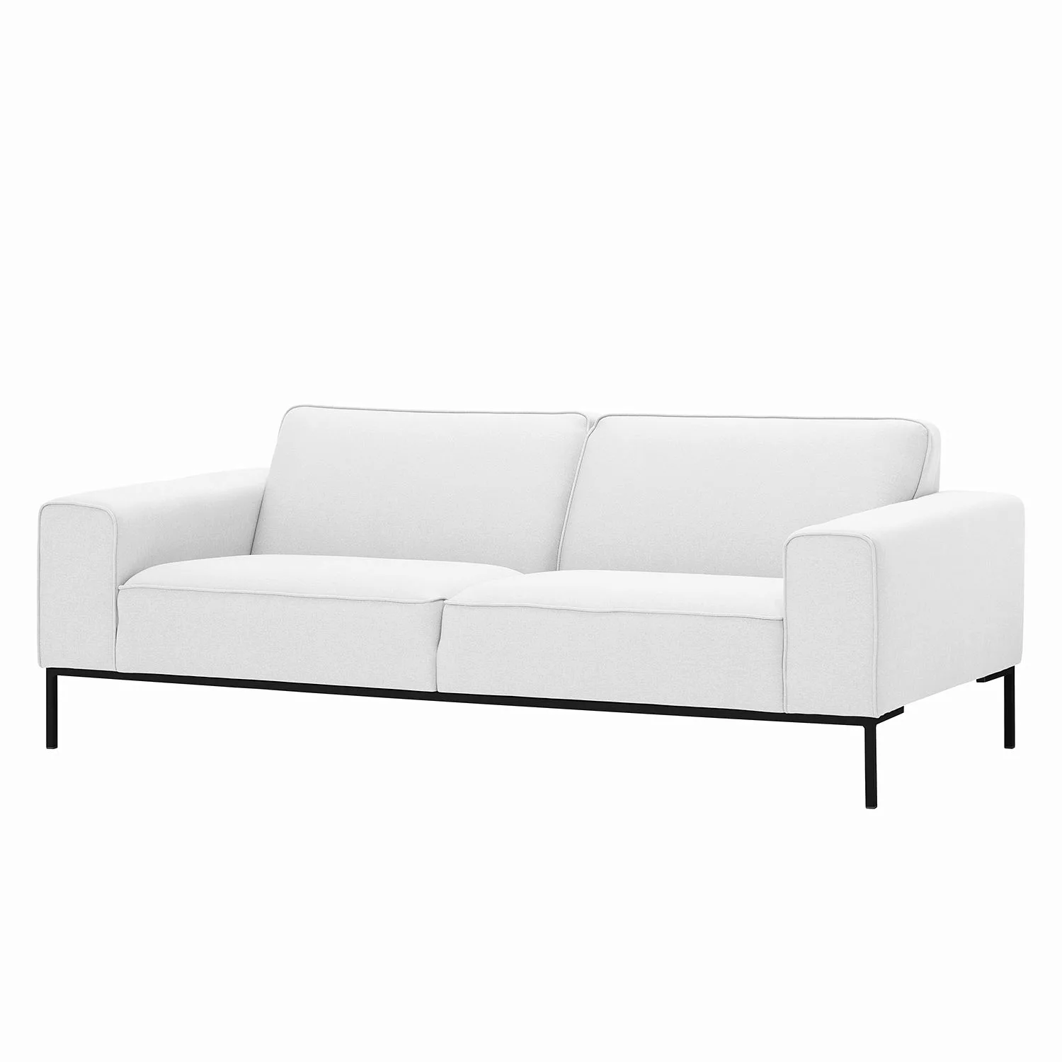 home24 Studio Copenhagen Sofa Ampio 3-Sitzer Mint-Grün Webstoff 205x77x93 c günstig online kaufen