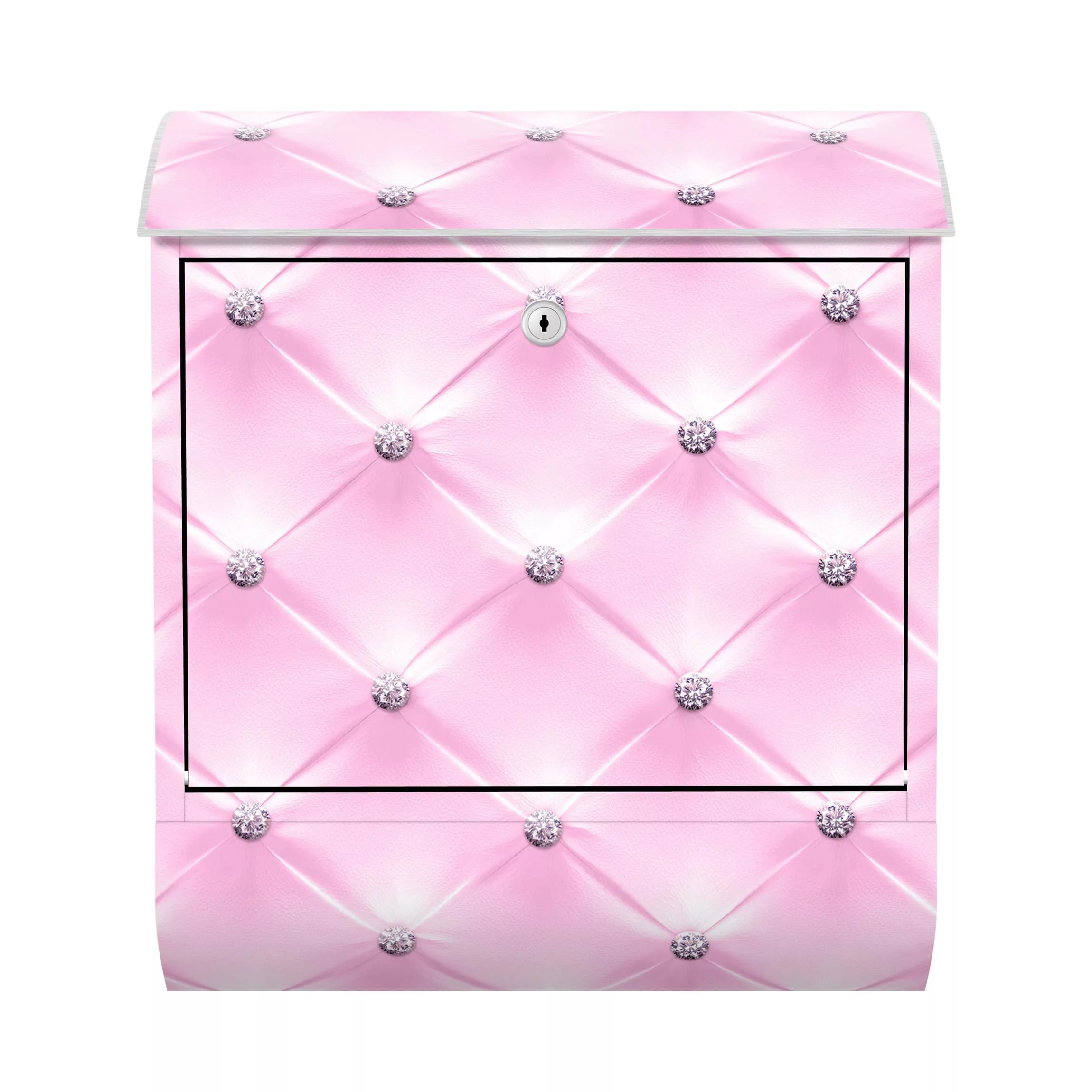 Briefkasten Muster & Textur Diamant Rosa Luxus günstig online kaufen