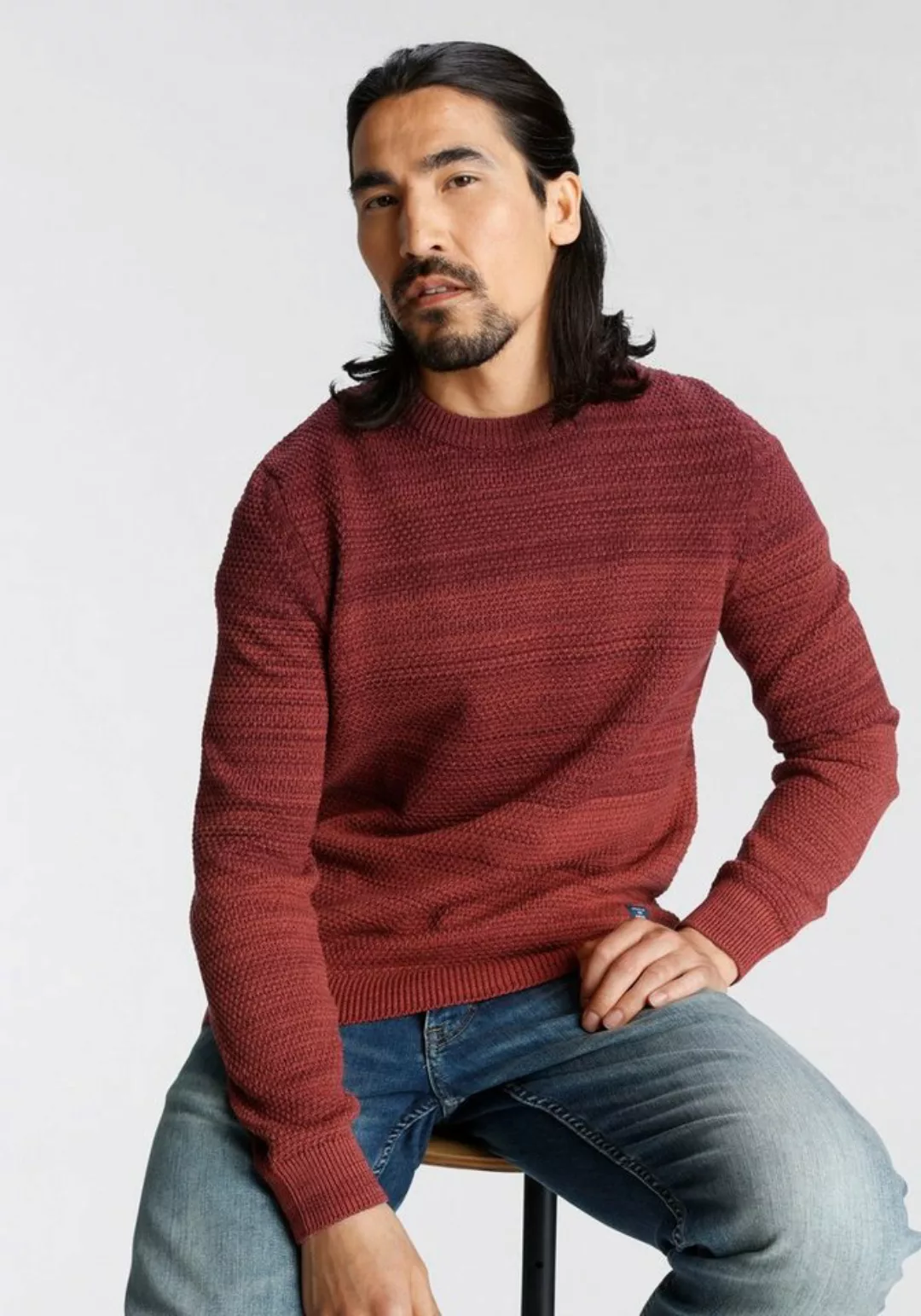 LERROS Strickpullover mit Farbverlauf günstig online kaufen