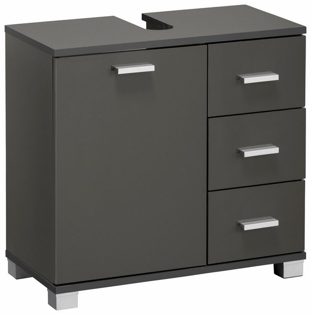 loft24 Waschbeckenunterschrank Rhonda Badezimmerschrank Badschrank MDF Hoch günstig online kaufen