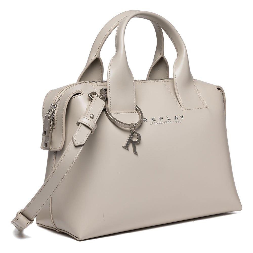 Replay Fw3204.000.a0418 Ledertasche One Size Light Ivory Grey günstig online kaufen