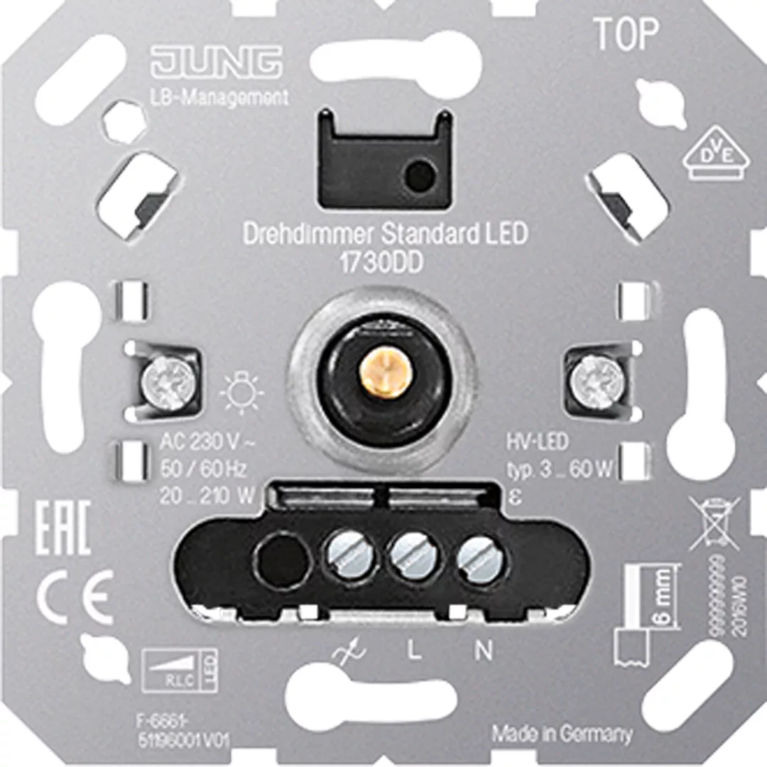 Jung LED-Drehdimmer Standard 1730 DD - 1730DD günstig online kaufen