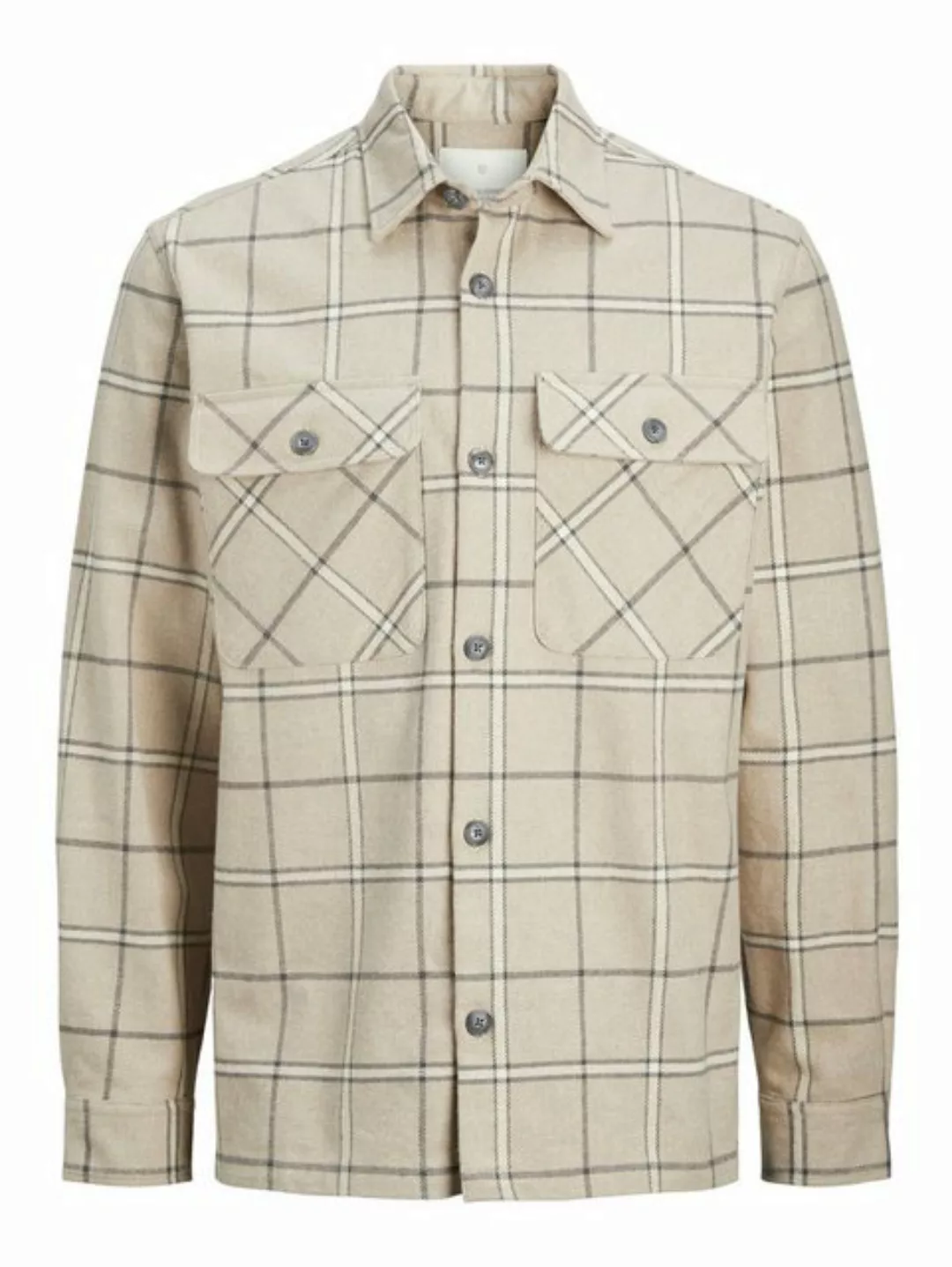 Jack & Jones Langarmhemd "JPRRAYMOND MELANGE CHECK LS OVERSHIRT SN" günstig online kaufen