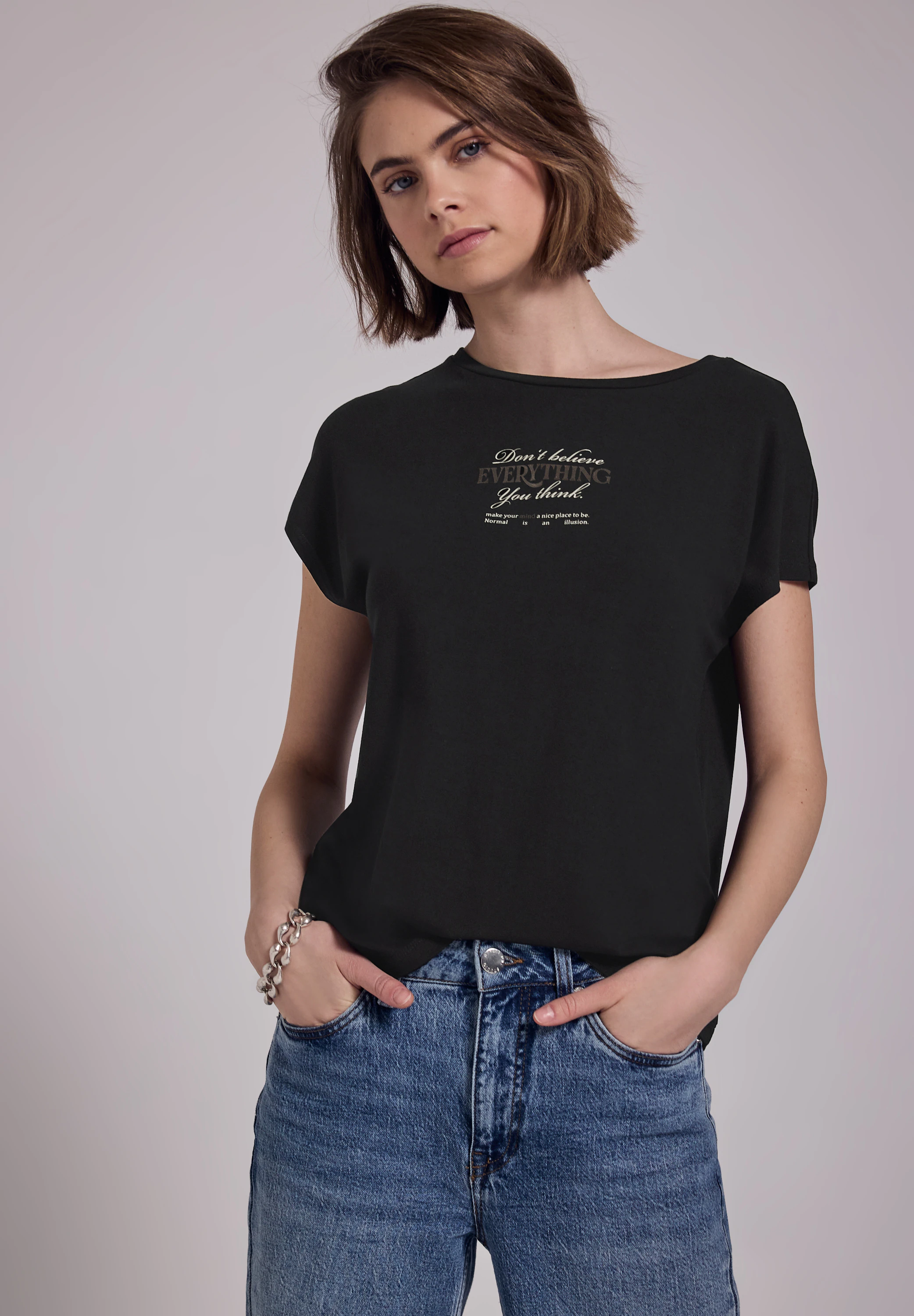STREET ONE STUDIO Print-Shirt, mit Frontprint günstig online kaufen