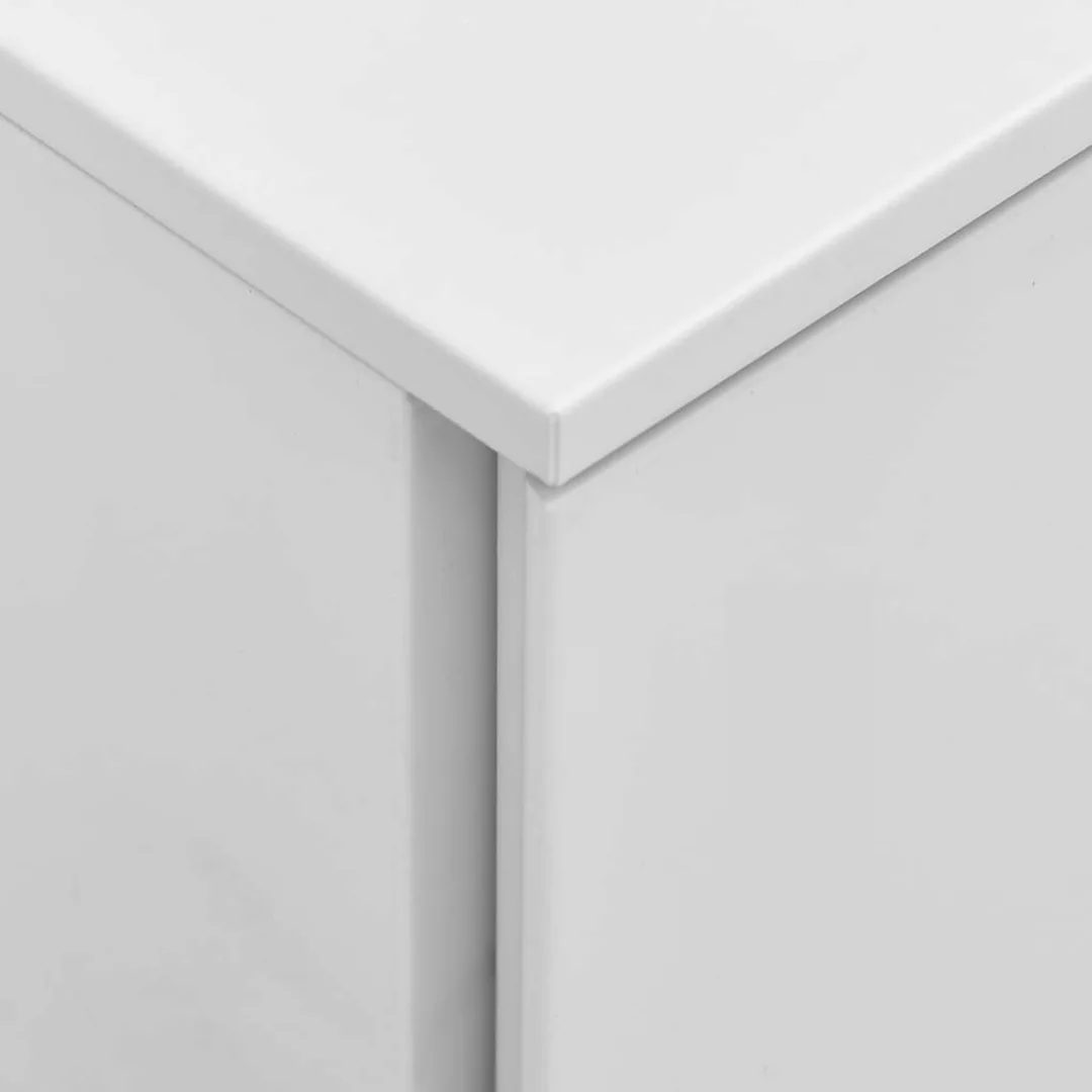 Aktenschrank Mit Rollen Hellgrau 39x45x60 Cm Stahl günstig online kaufen