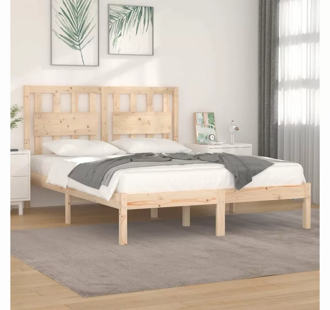 furnicato Bett Massivholzbett Kiefer 120x200 cm günstig online kaufen