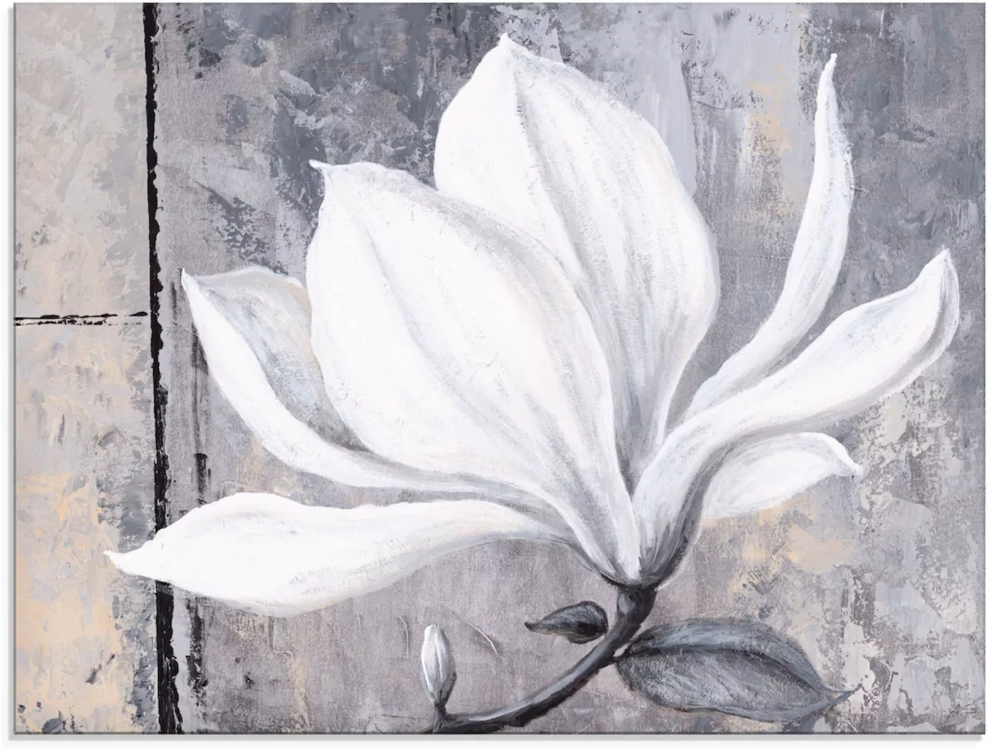 Artland Glasbild "Klassische Magnolie", Blumen, (1 St.), in verschiedenen G günstig online kaufen