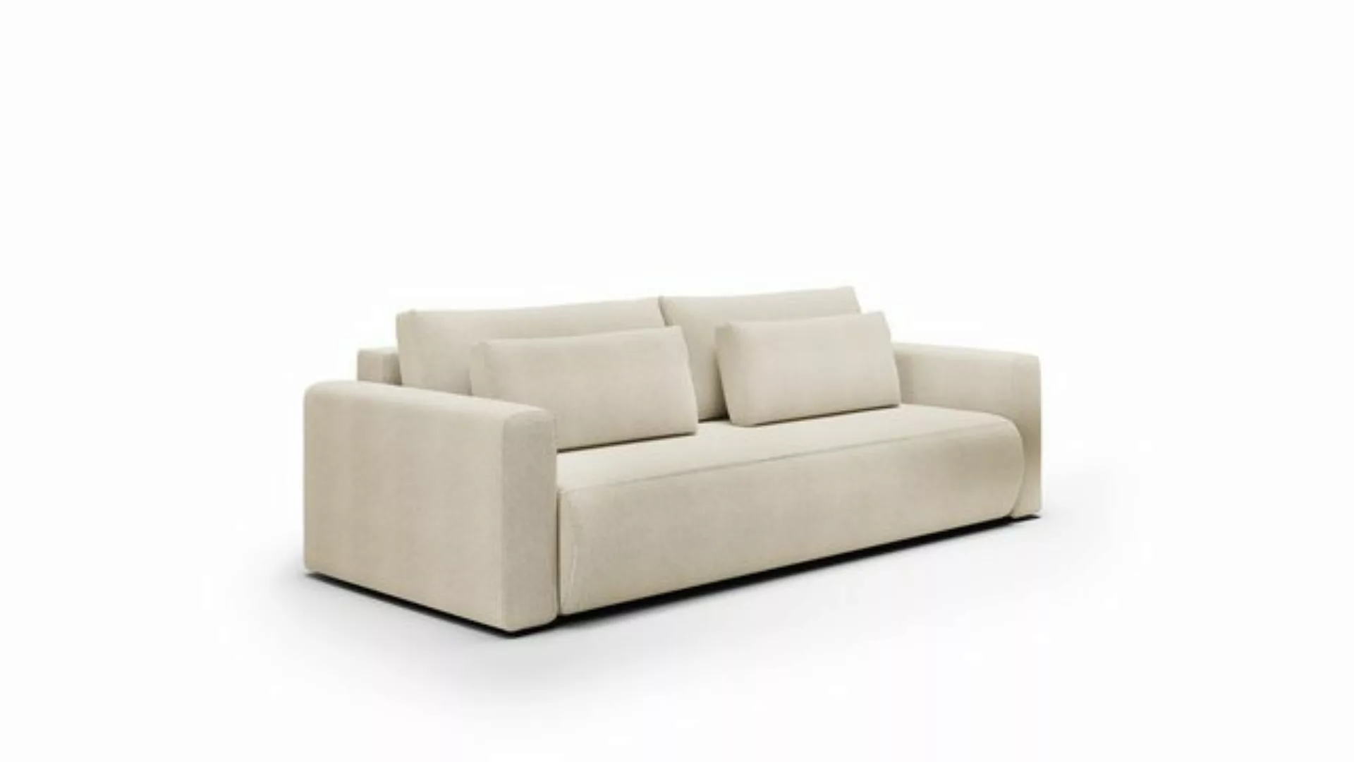 Fun Möbel 3-Sitzer Sofa Designersofa CHAIRA 3-Sitzer mit Schlaffunktion in günstig online kaufen