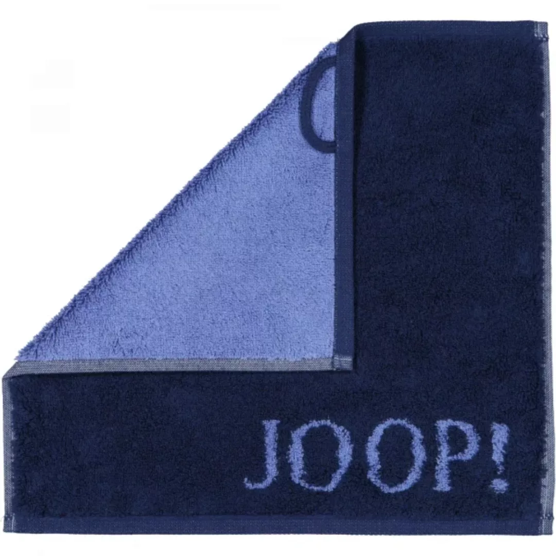 JOOP! Classic - Doubleface 1600 - Farbe: Navy - 14 - Seiflappen 30x30 cm günstig online kaufen