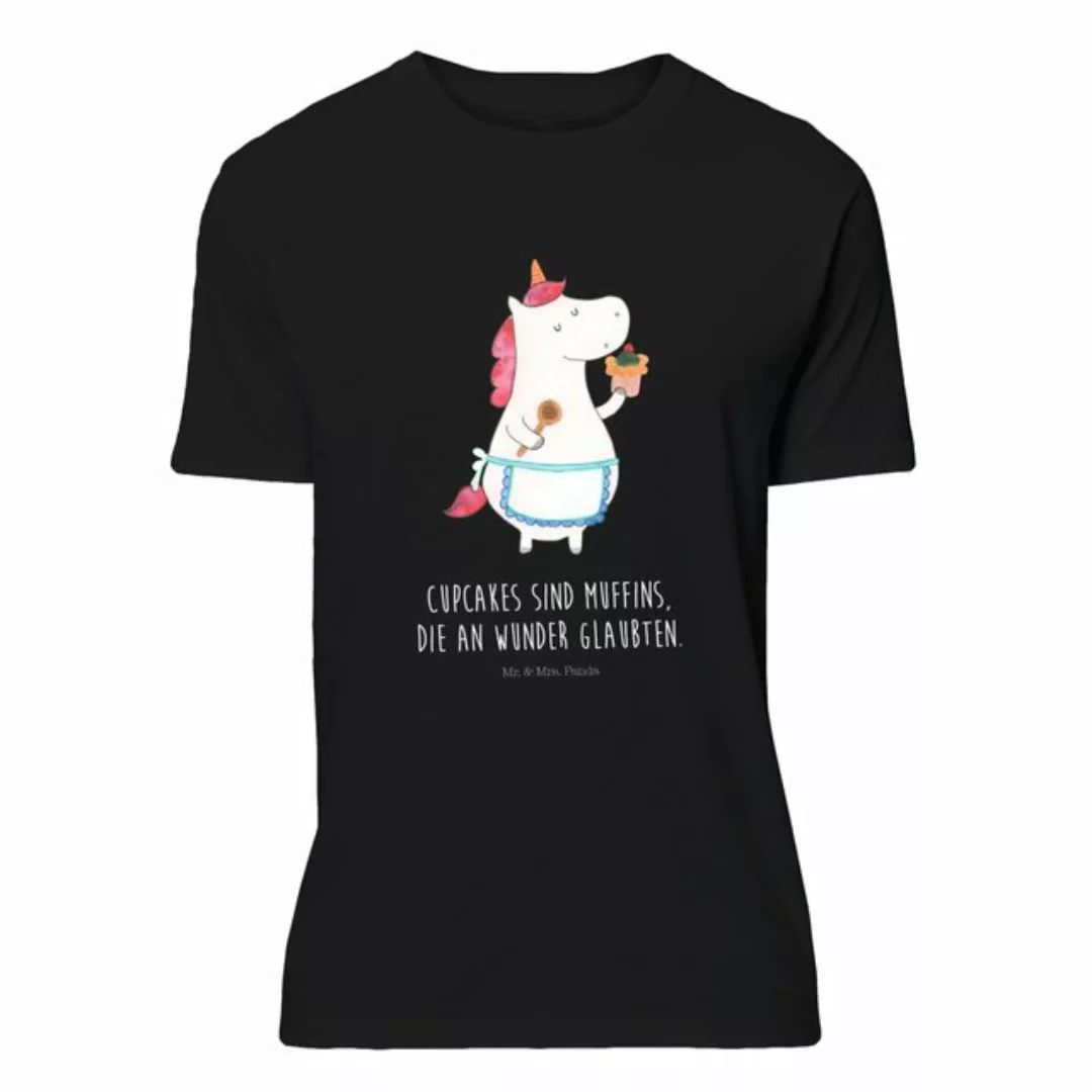 Mr. & Mrs. Panda T-Shirt Einhorn Küchenfee - Schwarz - Geschenk, Geburstag, günstig online kaufen