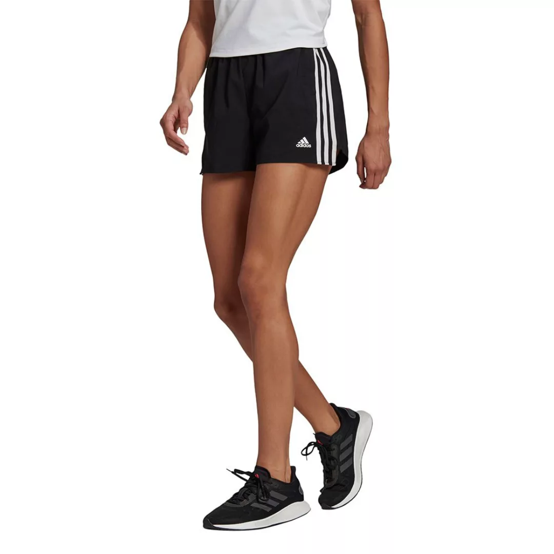 Adidas Primeblue Designed To Move Woven 3 Stripes Kurze Hosen S Black / Whi günstig online kaufen
