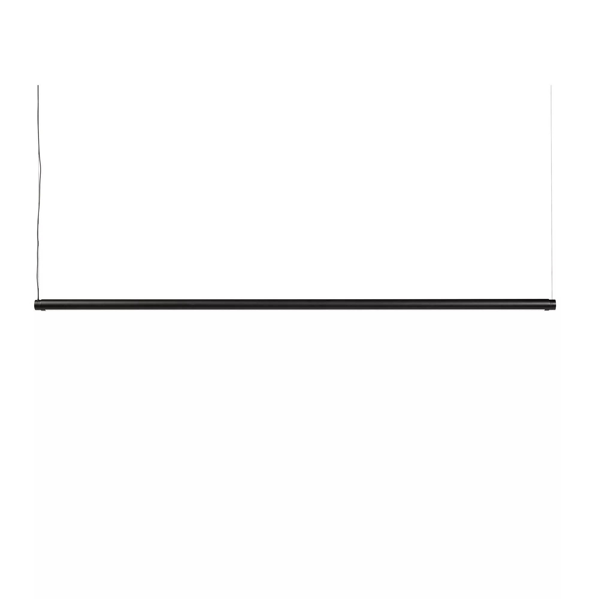 HAY - Factor Linear Directional LED Pendelleuchte - soft schwarz/nasslackie günstig online kaufen