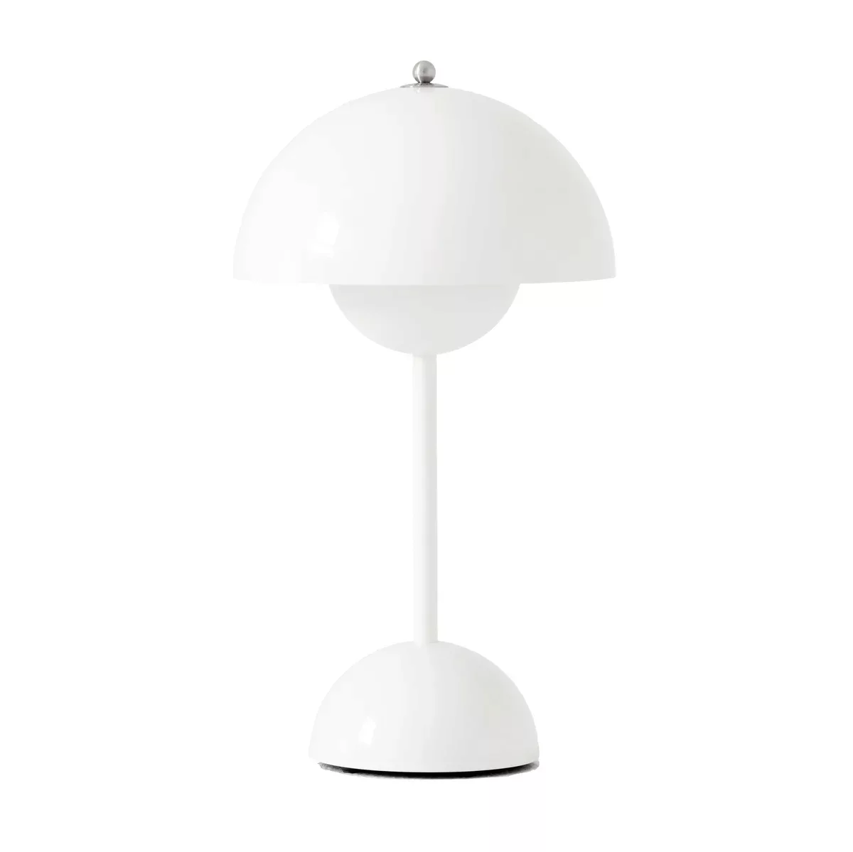 &Tradition - Flowerpot VP9 LED Tischleuchte mit Akku matt - matt weiß/Schir günstig online kaufen