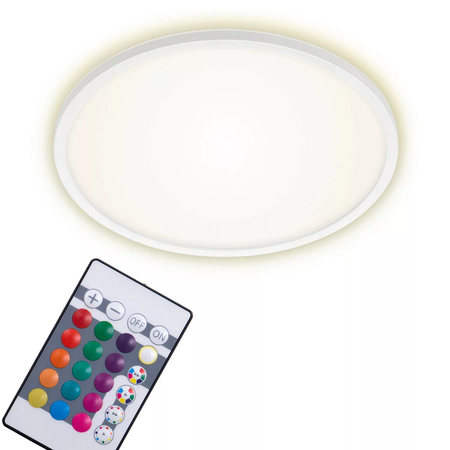 LED-Panel Slim rund RGBW Effekt Ø42cm weiß günstig online kaufen