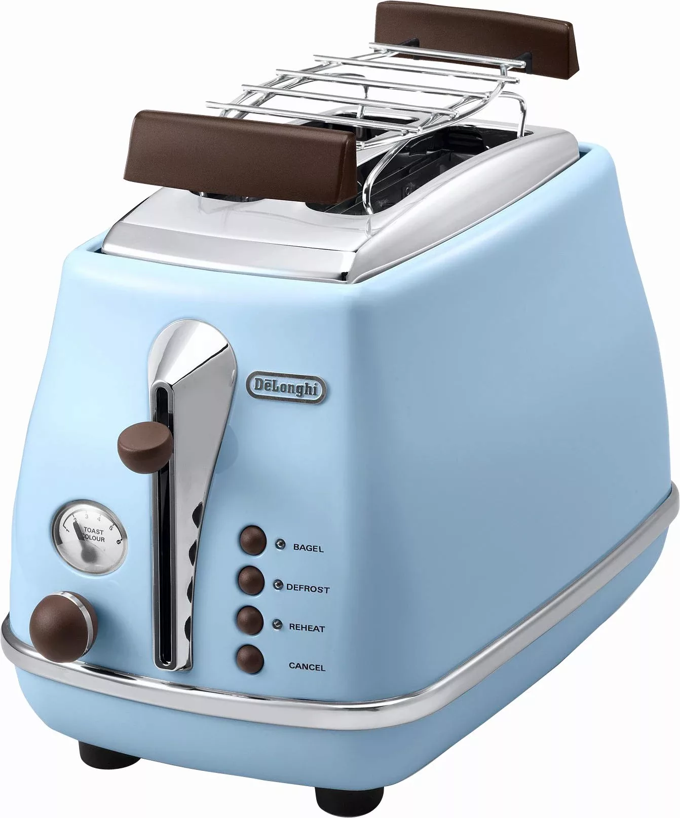 De'Longhi Toaster »Incona Vintage »CTOV 2103.AZ««, 2 kurze Schlitze, 900 W günstig online kaufen
