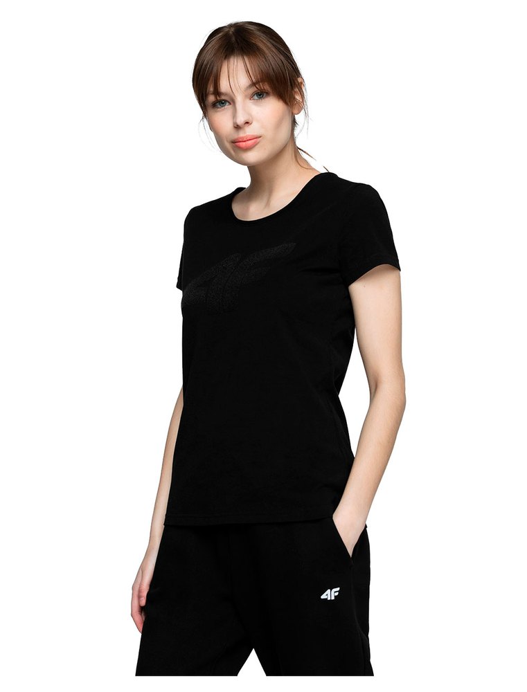 4f Kurzärmeliges T-shirt XS Deep Black günstig online kaufen