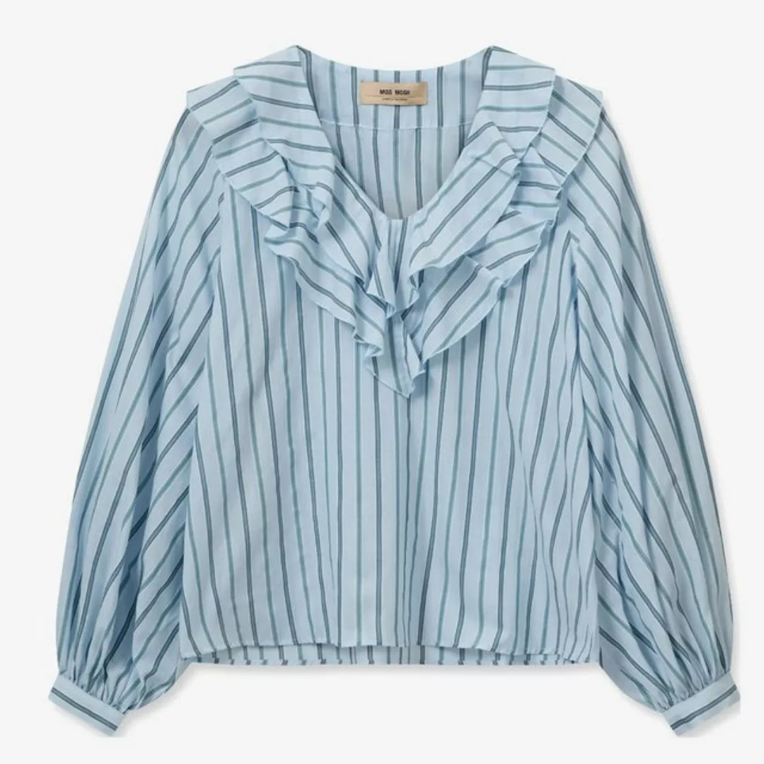 Mos Mosh Langarmbluse MMKela Stripe Blouse, 160200 (1-tlg) günstig online kaufen