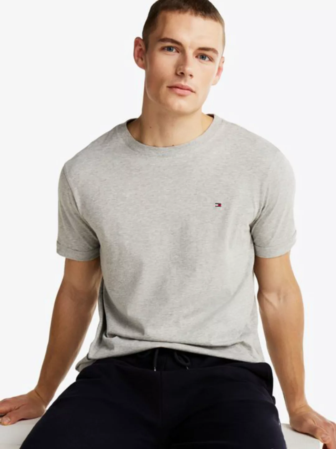 Tommy Hilfiger Underwear T-Shirt mit Logo-Stickerei günstig online kaufen