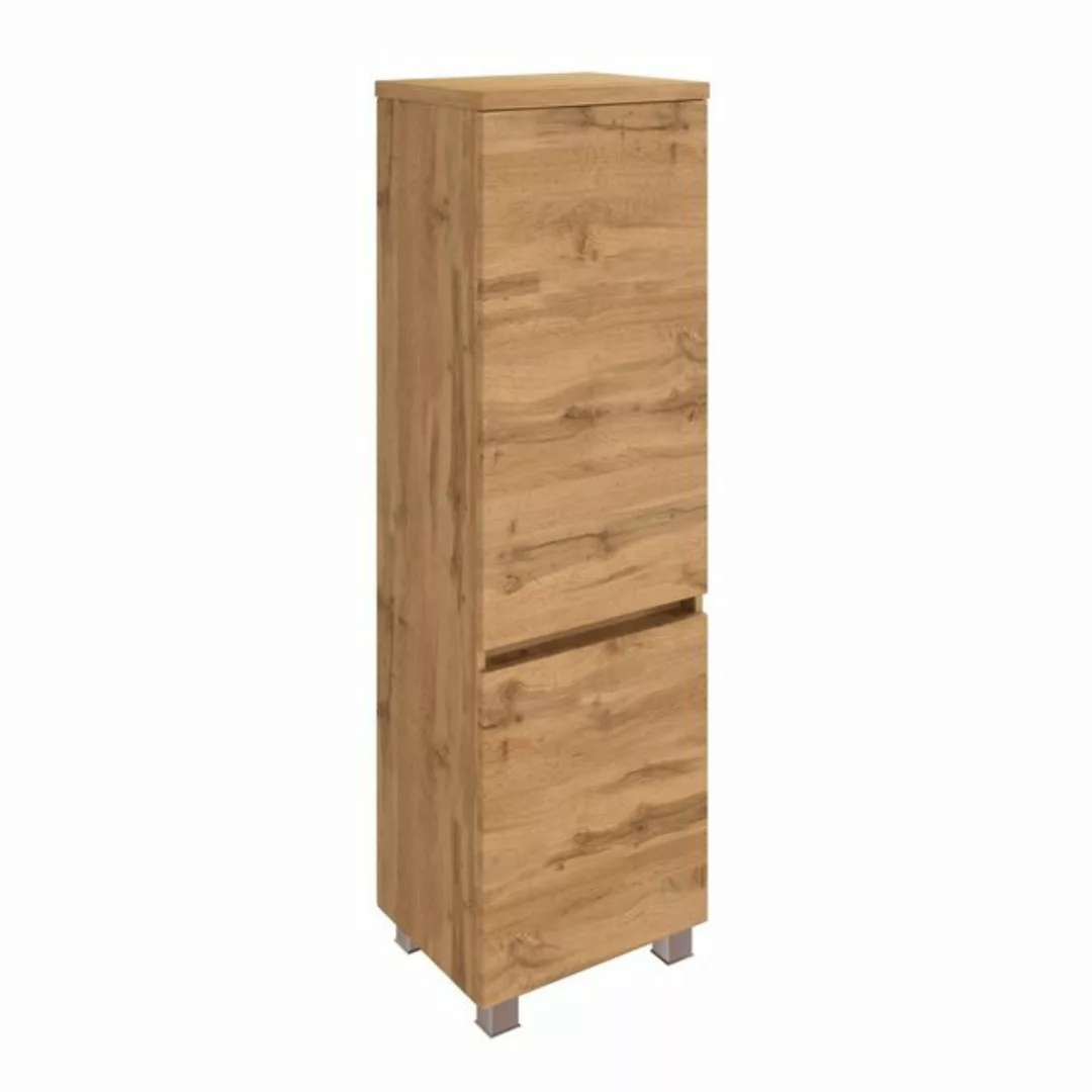 Badezimmer Midischrank 40 cm breit PESARO-03 in Wotan Eiche Nb., B/H/T: ca. günstig online kaufen