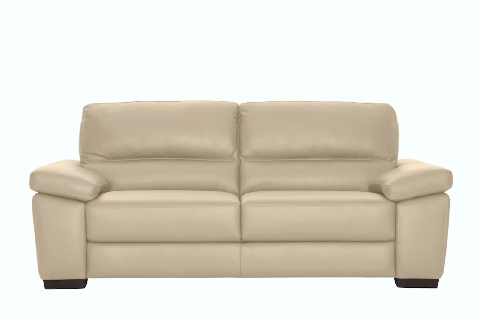 CALIA ITALIA 3-Sitzer "Gaia, hochwertiges Ledersofa mit erstklassigem Sitzk günstig online kaufen