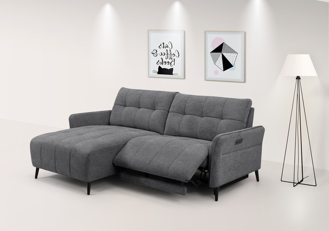 INOSIGN Ecksofa "DENIO 3-Sitzer, L-Form (Breite 209cm), elektr. Relaxfunkti günstig online kaufen