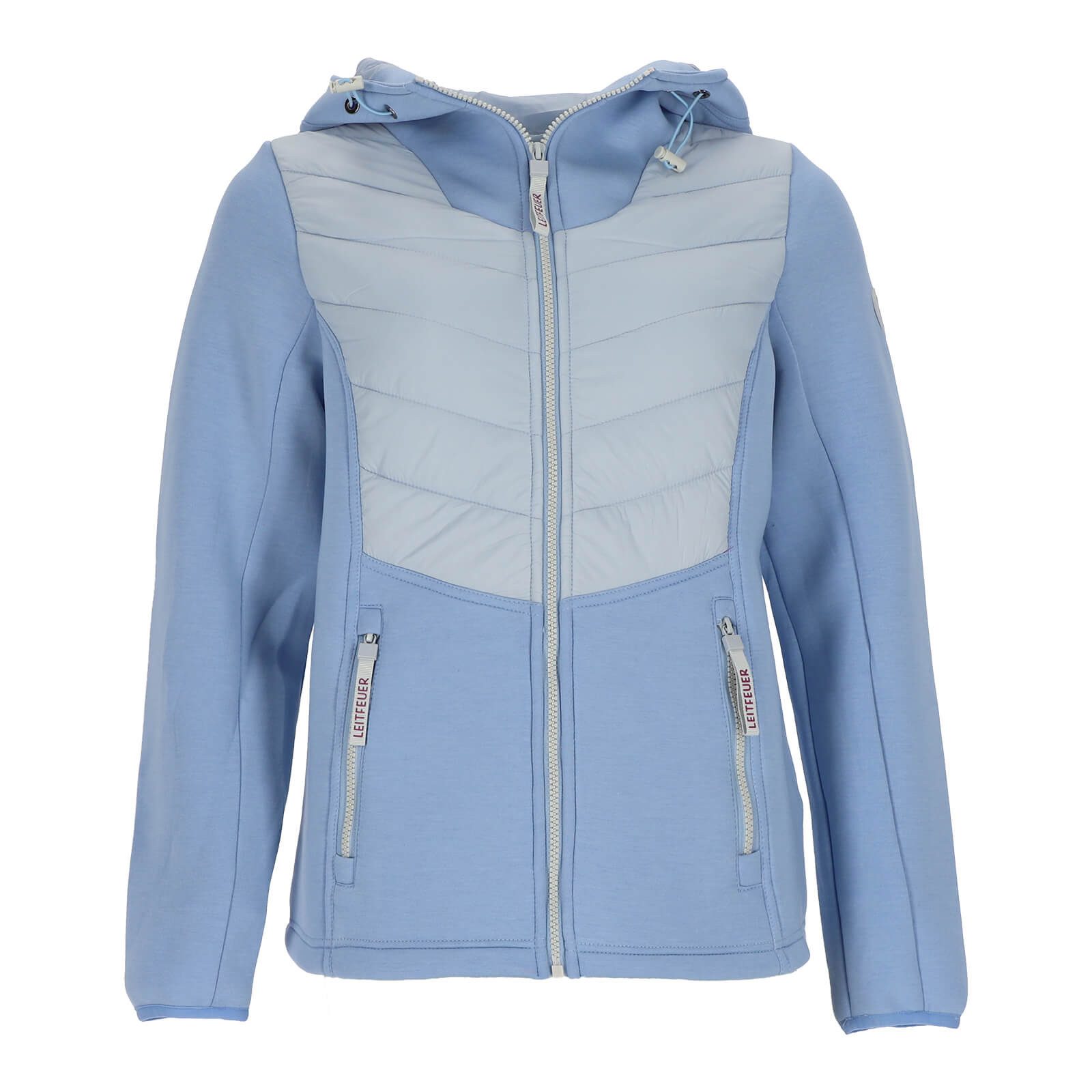 Leitfeuer Steppjacke Damen Hybridjacke mit Kontrast-Steppung günstig online kaufen