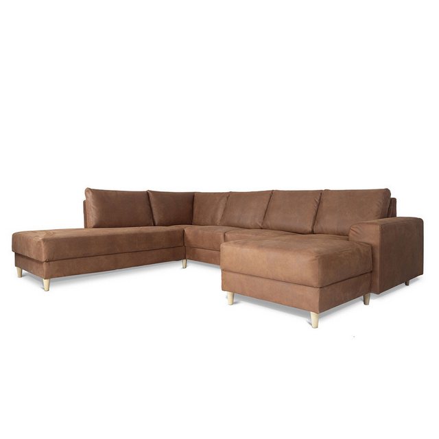 ebuy24 Sofa Nordic Usofa links gewendet Cognacfarben Leder. günstig online kaufen