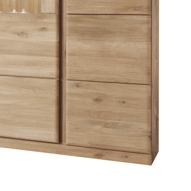 Pharao24 Vitrine Bedforia aus Massivholz günstig online kaufen