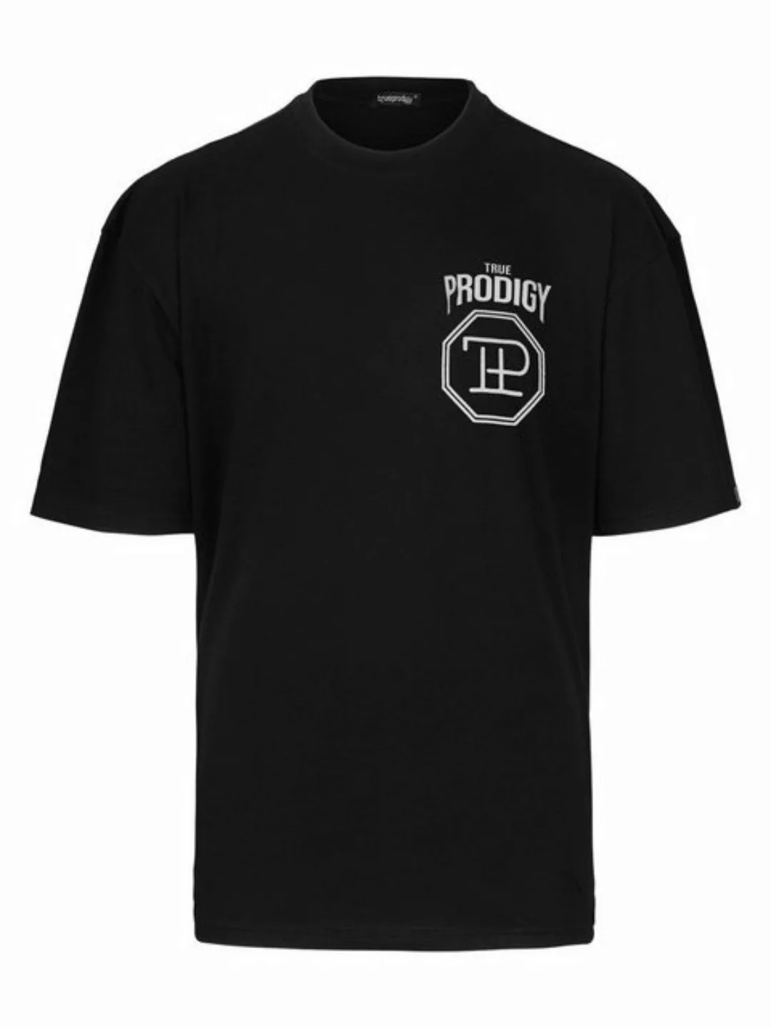 trueprodigy Oversize-Shirt Jona Logoprint Rundhals dicker Stoff günstig online kaufen