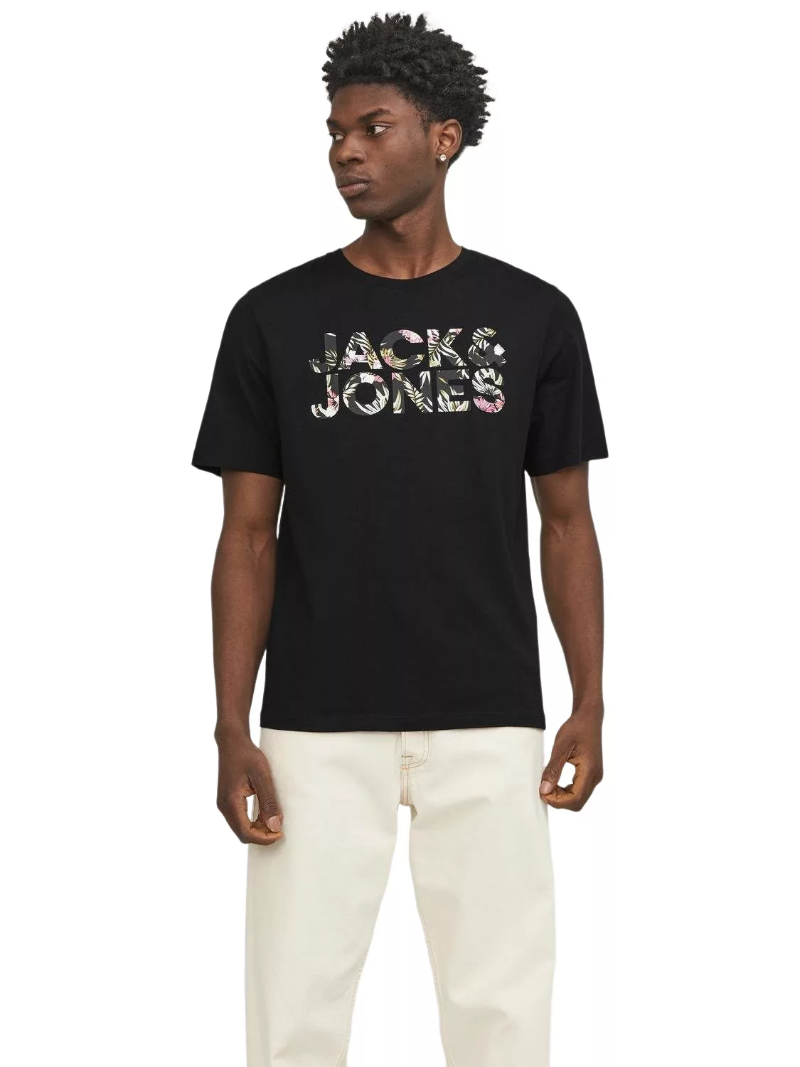 Jack & Jones Herren Rundhals T-Shirt JJEJEFF CORP LOGO - Regular Fit günstig online kaufen