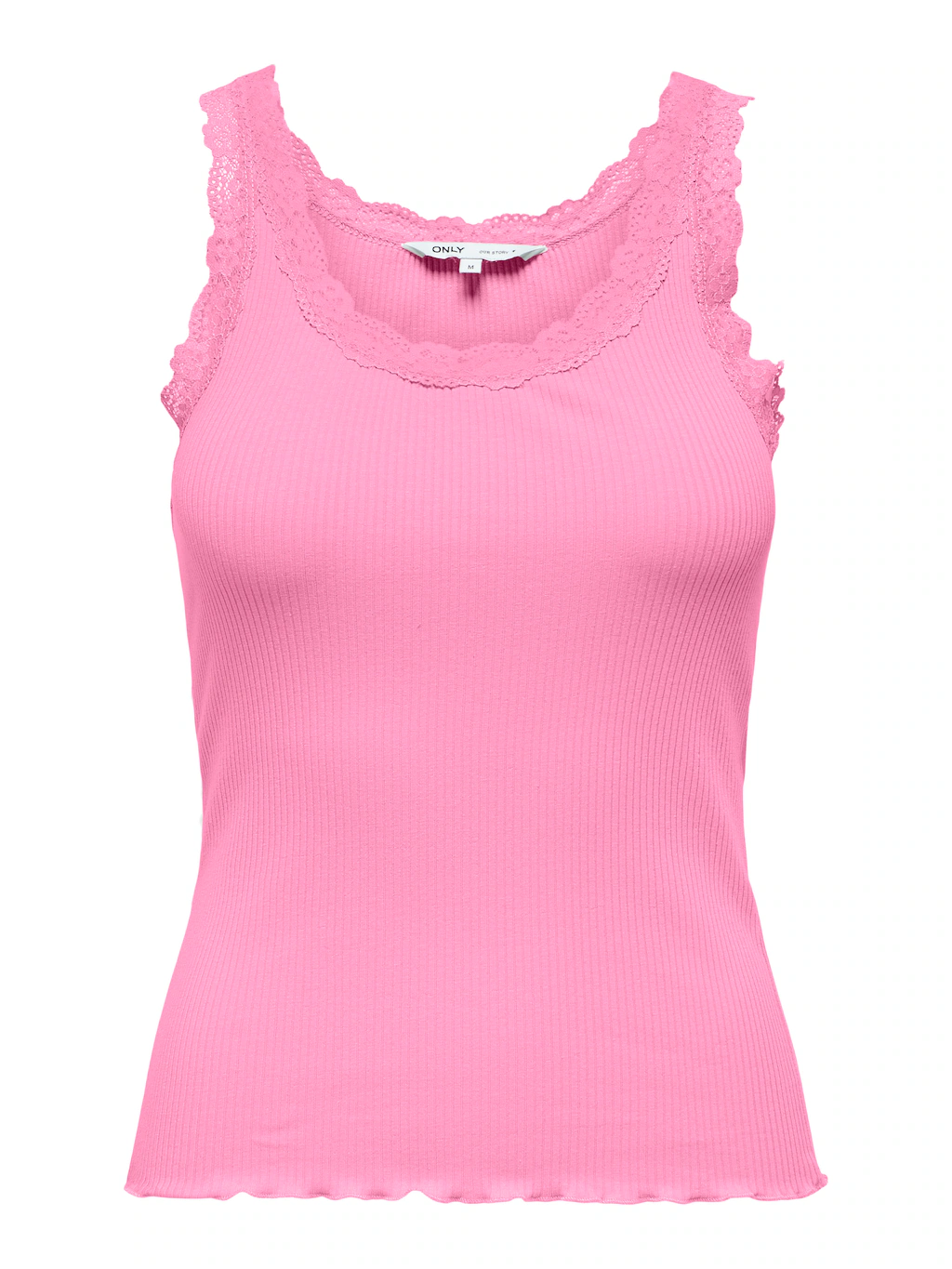 ONLY Tanktop "ONLSARA – Tanktop mit Spitzendetail am Ausschnitt", regular f günstig online kaufen