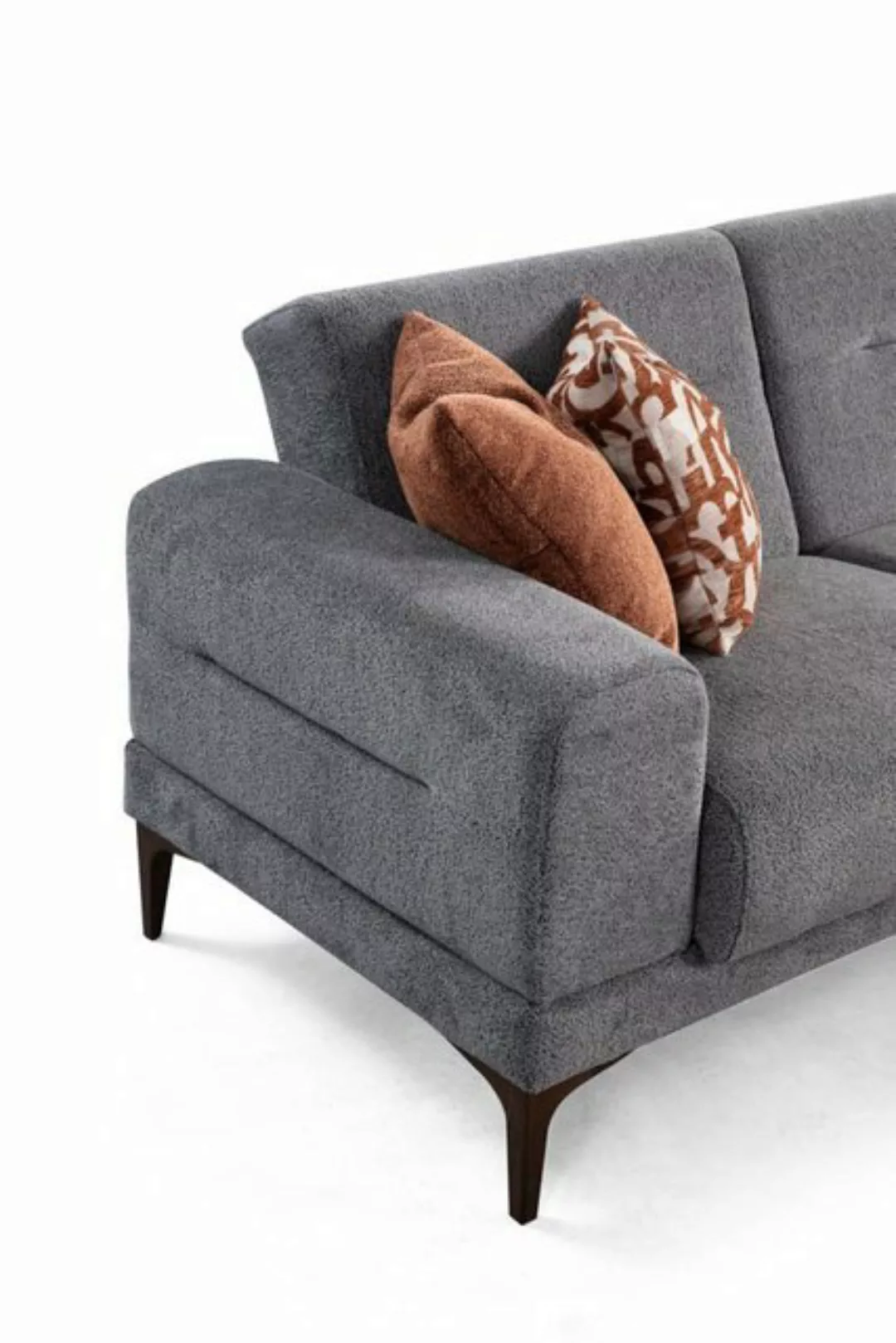 Villa Möbel Ecksofa Lush, Set, mit Relax-/Bettfunktion durch aufklappbare S günstig online kaufen