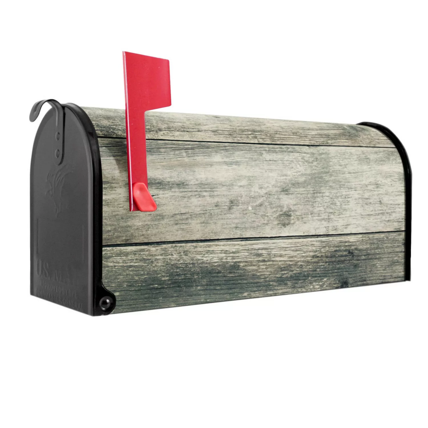 Banjado Amerikanischer Briefkasten Schwarz 48x22x16cm US Mailbox Letterbox günstig online kaufen