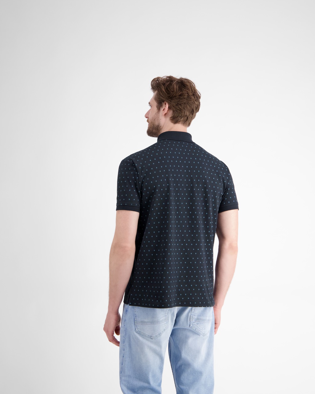 LERROS Poloshirt "LERROS Herren Poloshirt mit Minimalprint" günstig online kaufen