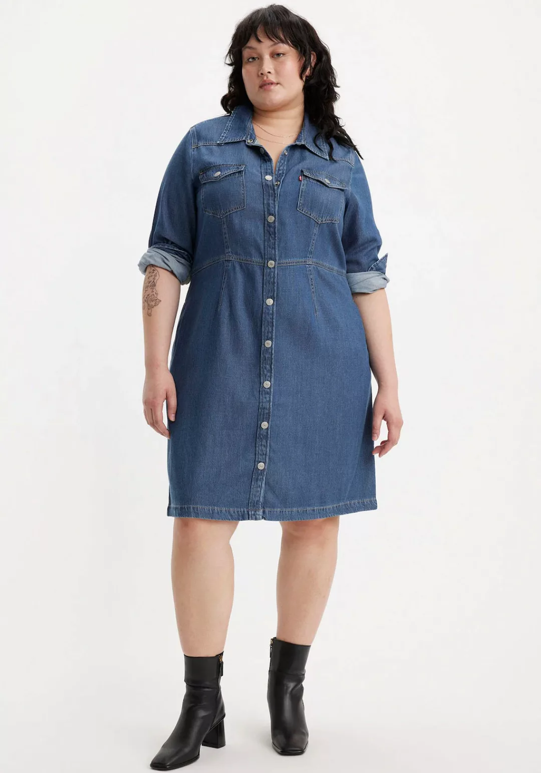 Levis Plus Jeanskleid "Western Dress" günstig online kaufen