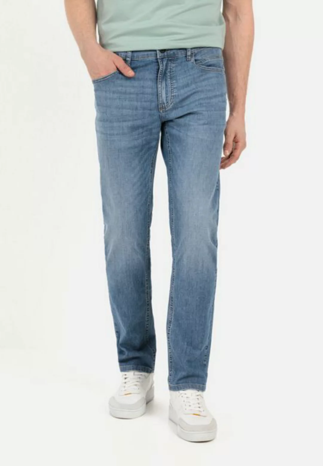 camel active 5-Pocket-Jeans mit washed Look günstig online kaufen