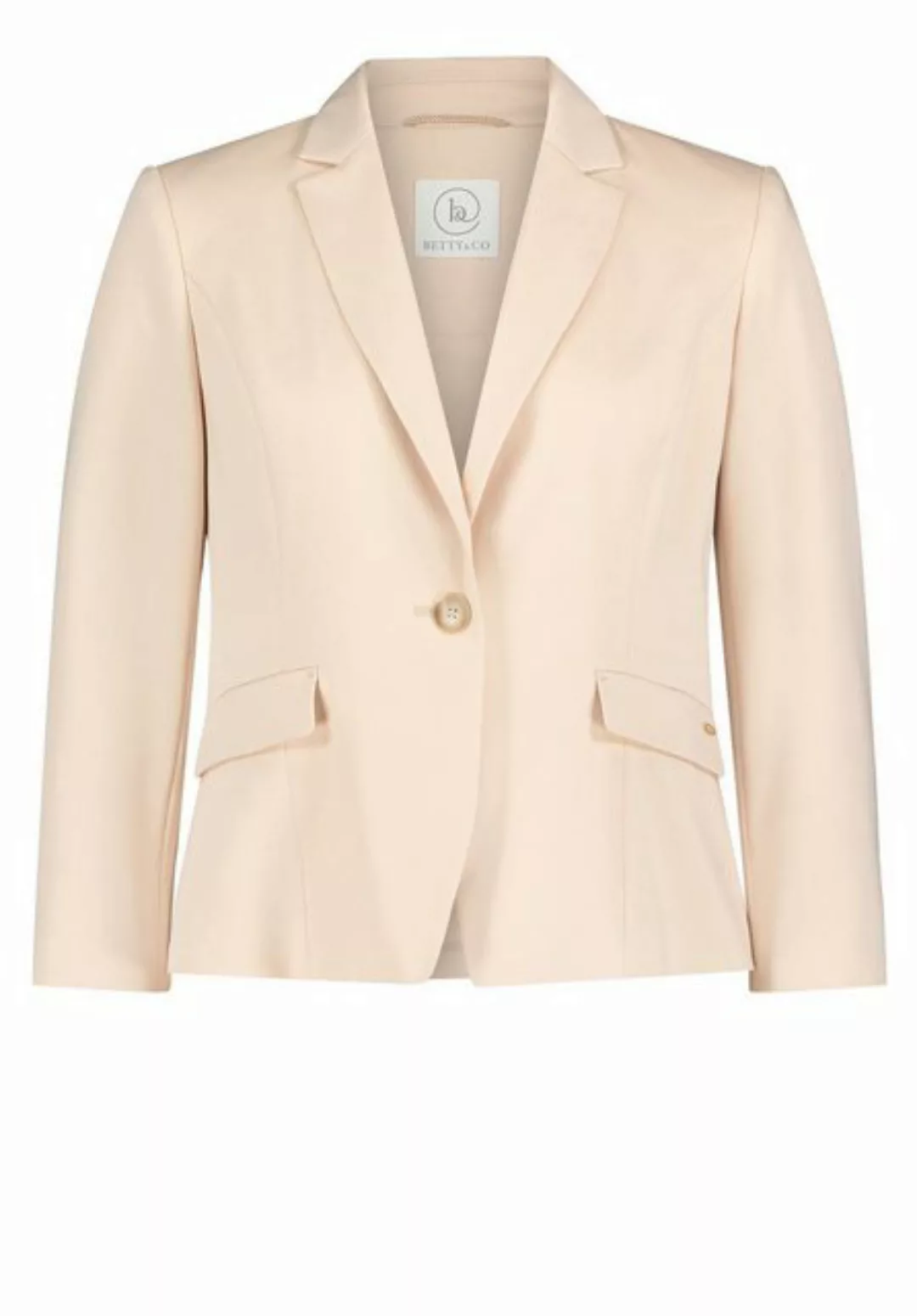 Betty&Co Jackenblazer Blazer Kurz Einreiher 3/4 Arm günstig online kaufen