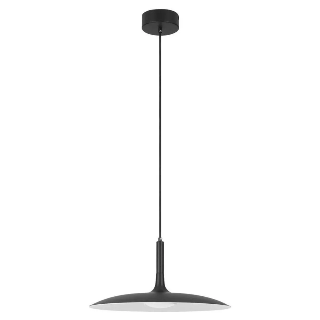 LED Pendelleuchte Lisi in Schwarz und Weiß 16W 1100lm günstig online kaufen